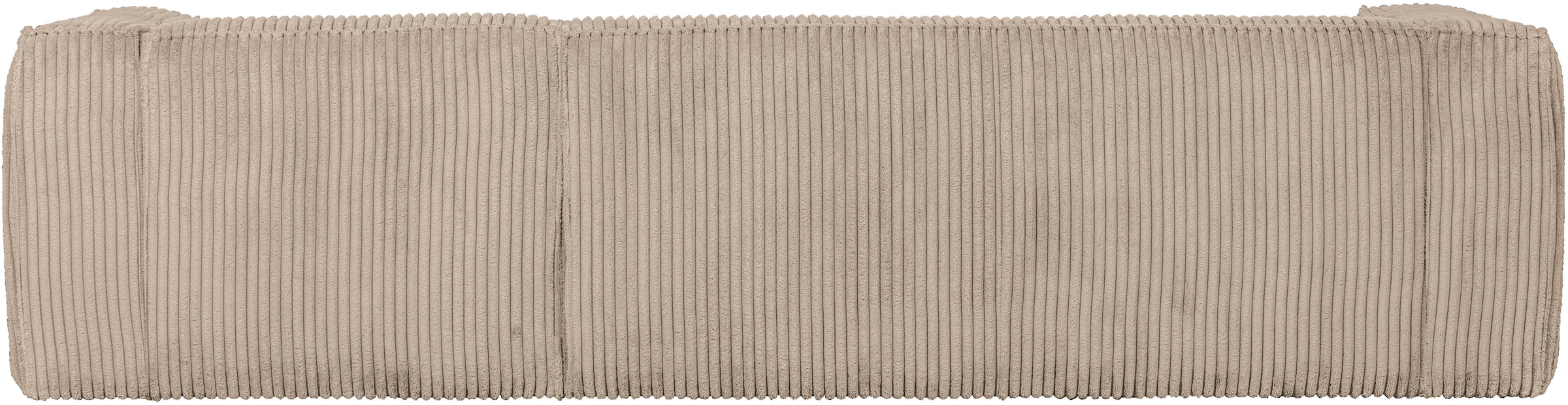 WOOOD Canapé d'angle »Bean Bezug Rechts mit hoher Sitzkomfort, H 73 x B 305 x T 96/175 cm« Tissu sergé, capacité de charge 400 kg, facile d'entretien, bonne résistance à l'usure