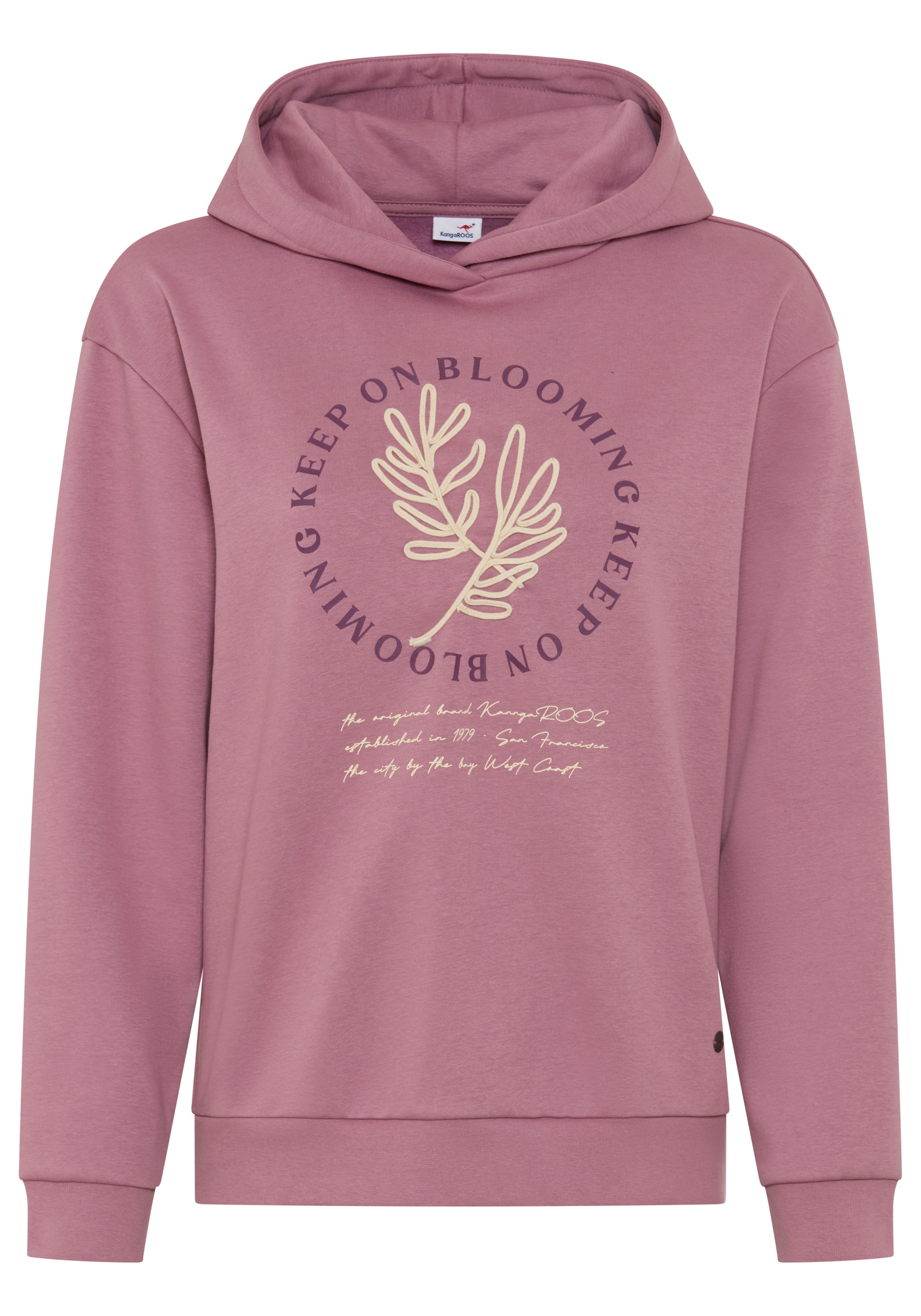 KangaROOS Kapuzensweatshirt , mit Kapuze, weite Passform, hüftlange Form, auch in grossen Grössen
