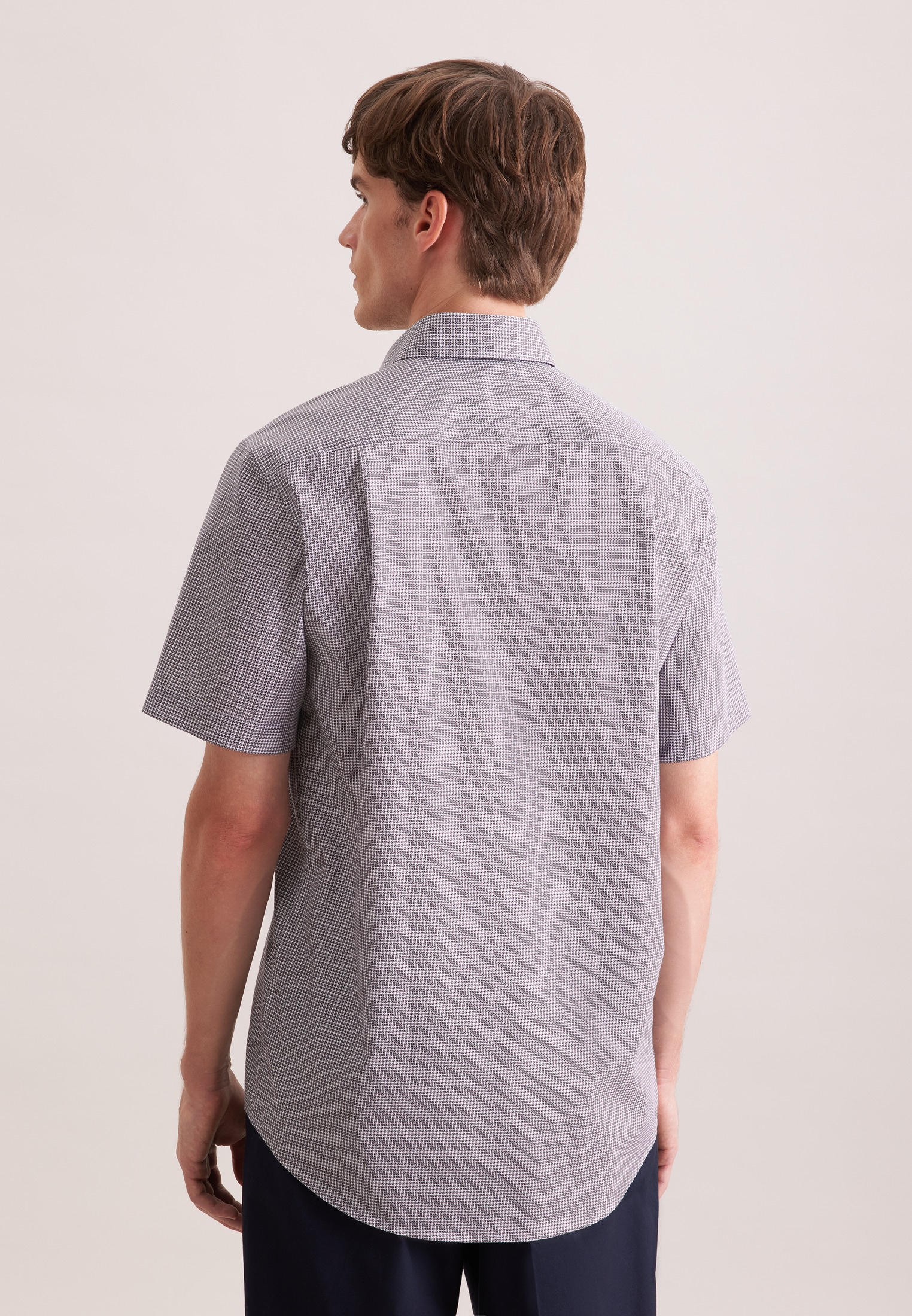 seidensticker Chemise d'affaires »Schwarze Rose« Regular 1/2 Kentkragen Druck
