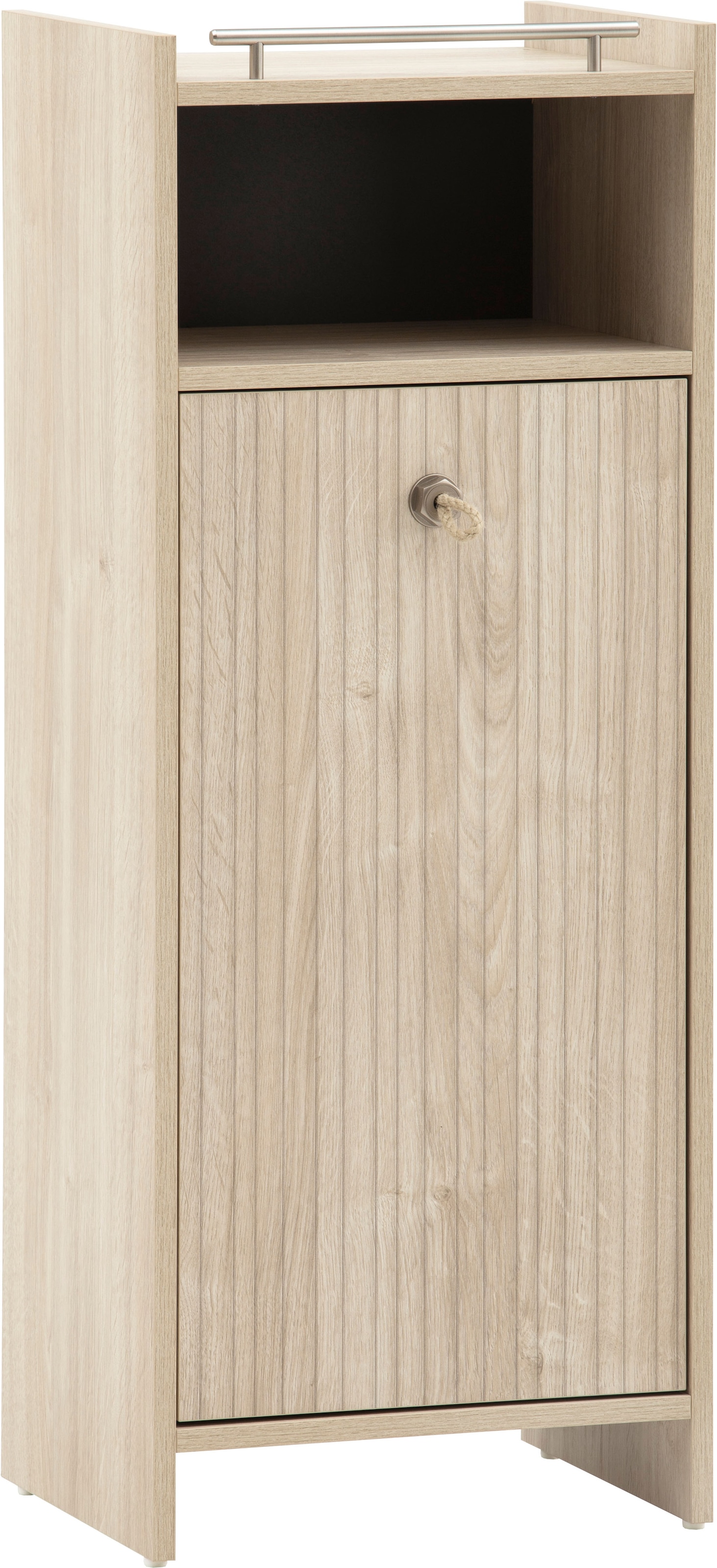 Schildmeyer Midischrank »SONDERBY, 1 Tür & 1 offenes Fach, Höhe 104,2 cm, MADE IN GERMANY« 1 Stk. tlg. Seilgriffe im maritimen Look, MADE IN GERMANY