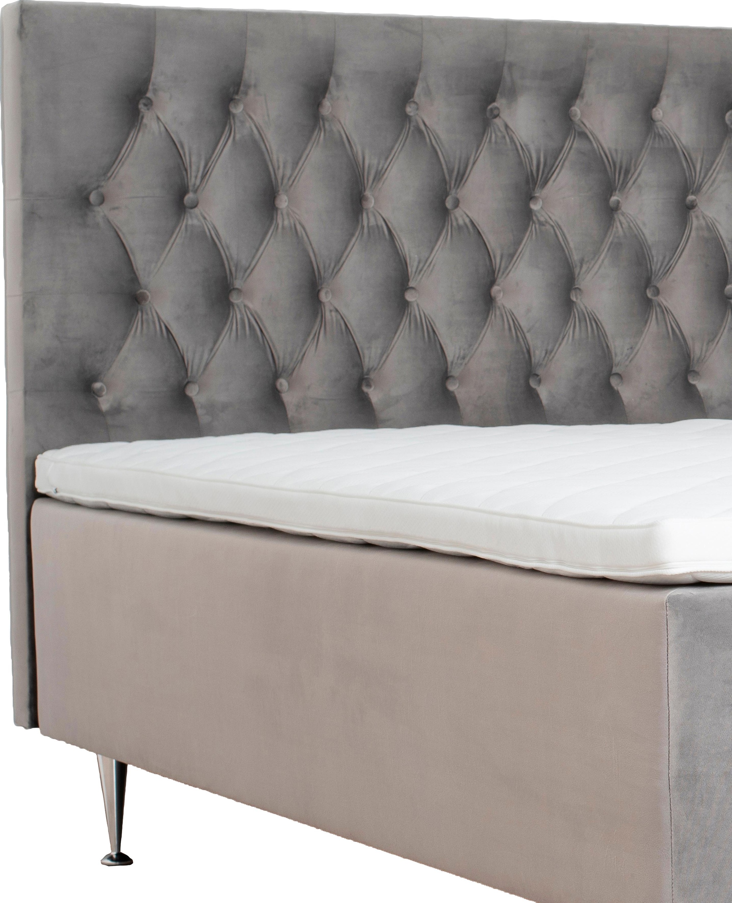 Home affaire Lit boxspring »Exclusive« inkl. Topper, 3 Breiten, 3 Härtegrad-Ausführungen