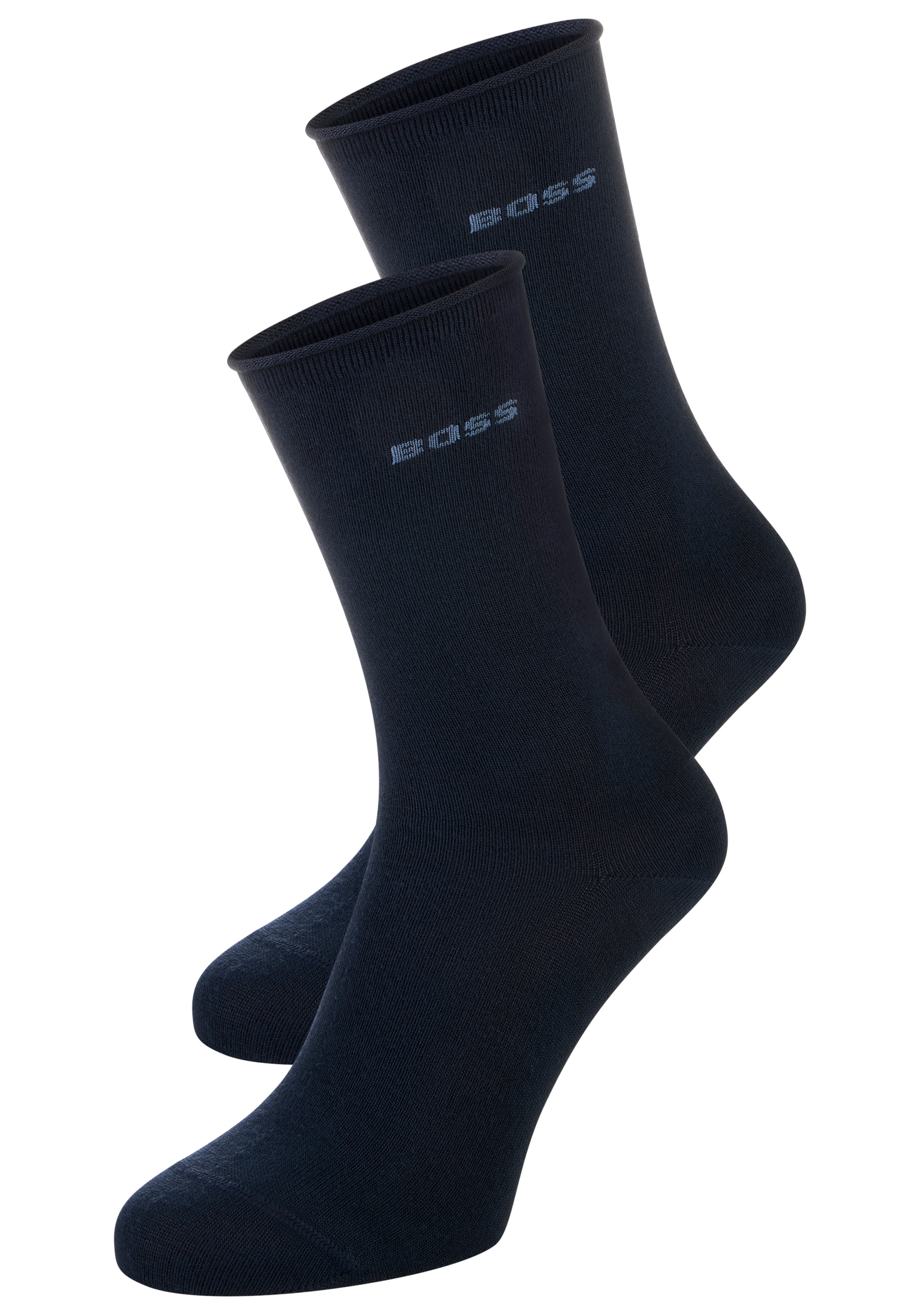 BOSS Socken 2 Paar tlg. mittelhoch, verstärkte Zehen- und Fersenpartie