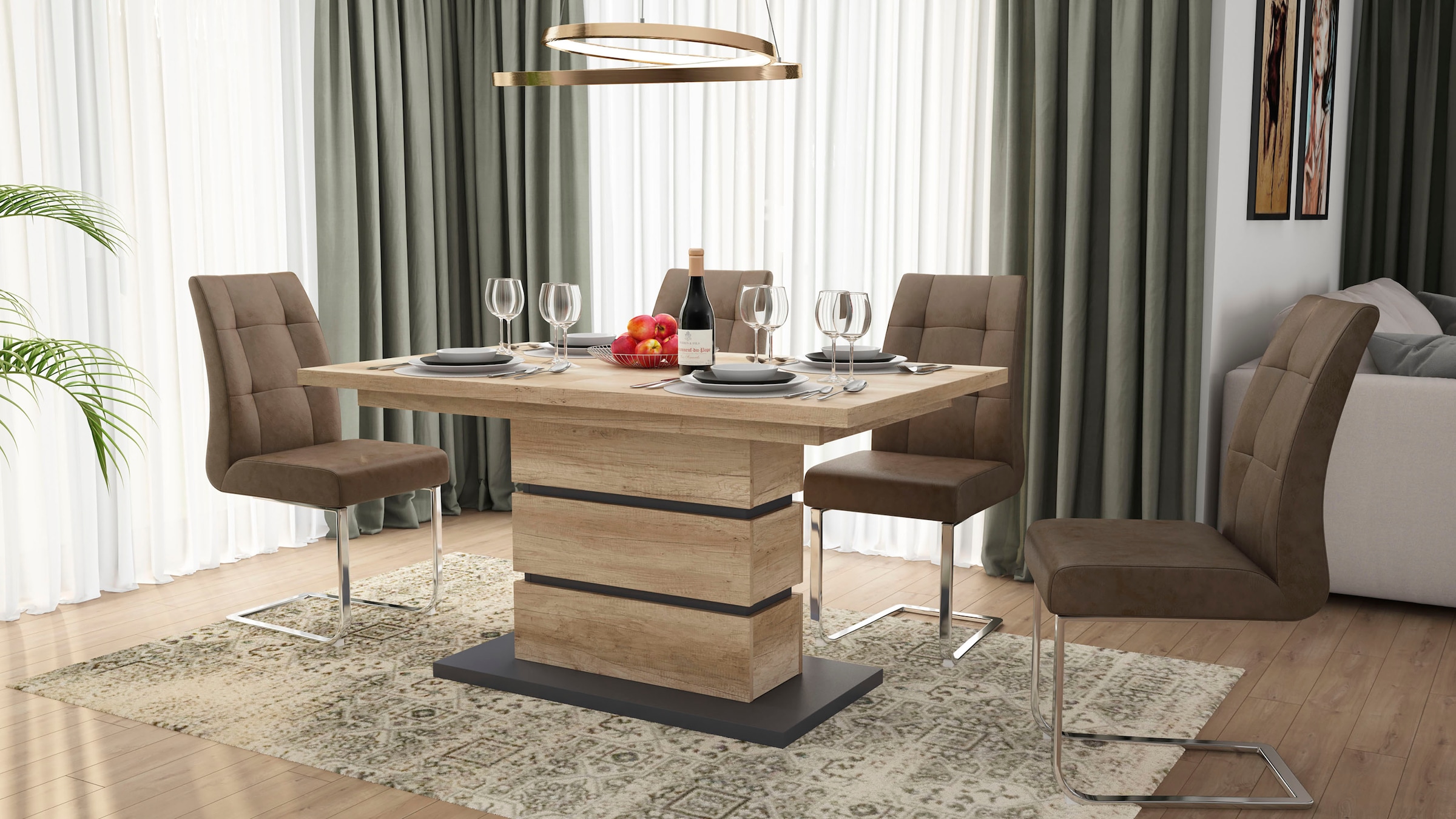 byLIVING Ensemble de salle à manger 5 cuis tlg.