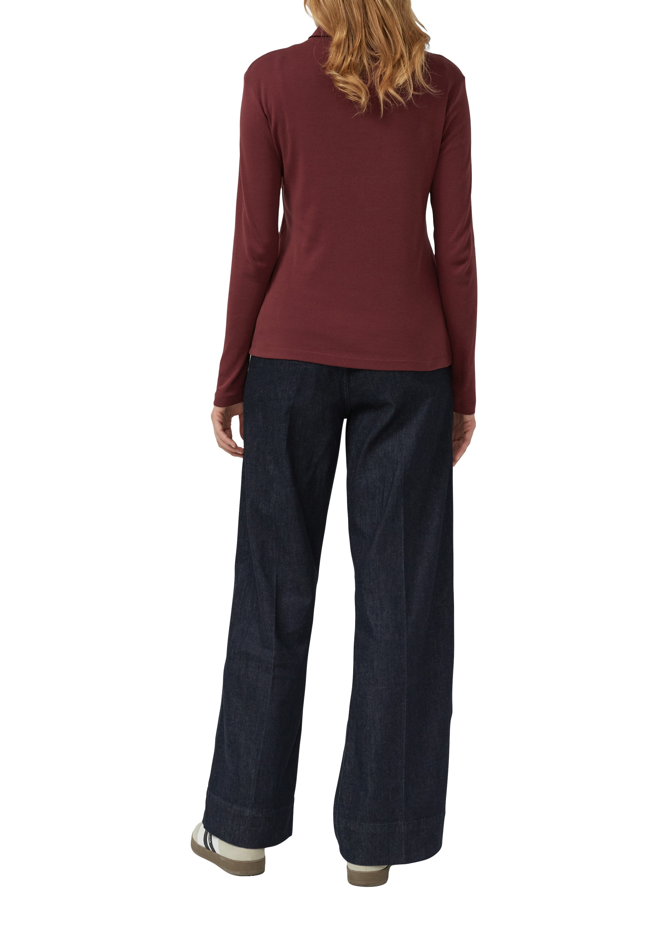 s.Oliver T-shirt à col roulé im Slim Fit, Langarm