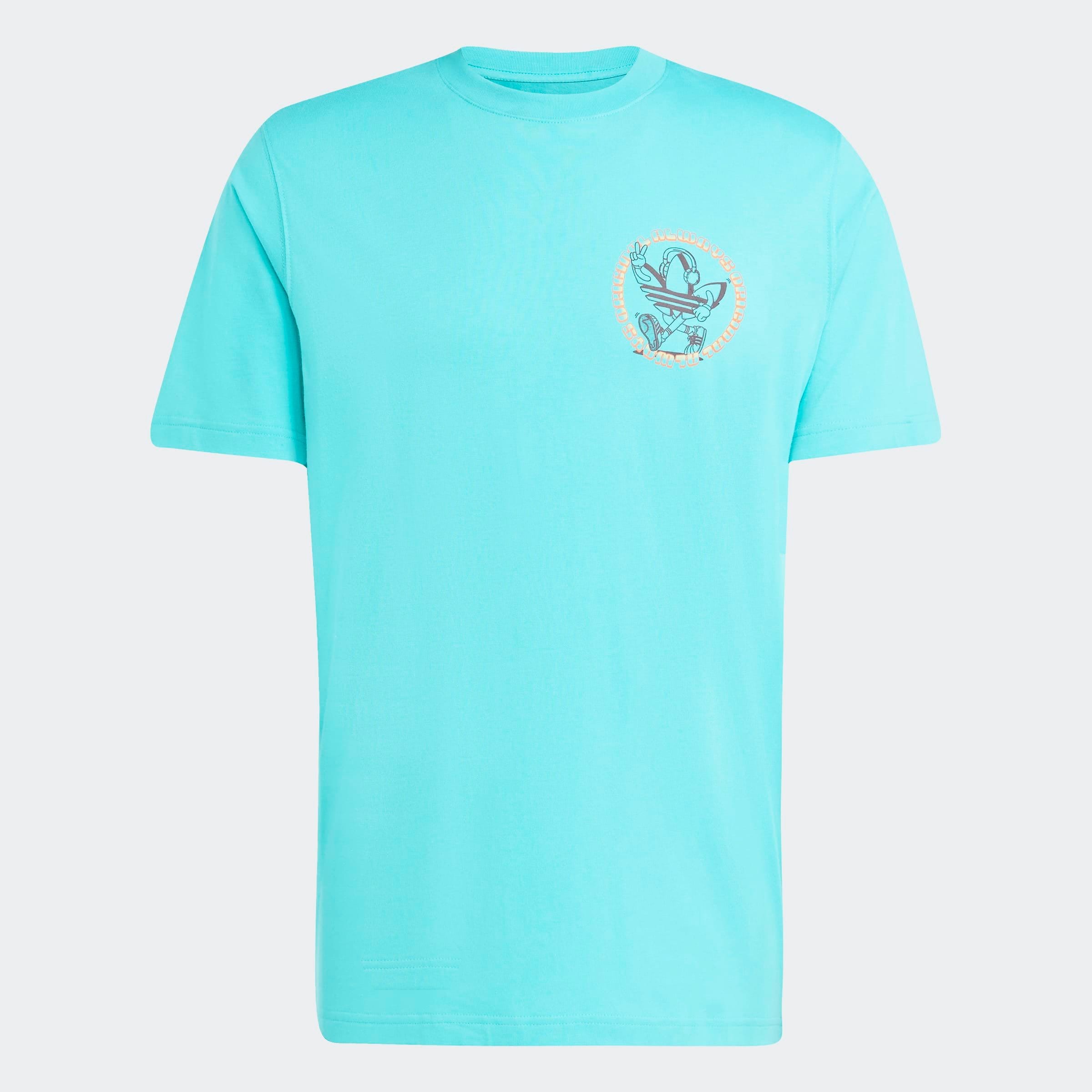 adidas Originals T-shirt »GRAPHIC TEE LO« lockerer Schnitt, kurze Ärmel, mit grossem Trefoil Logo