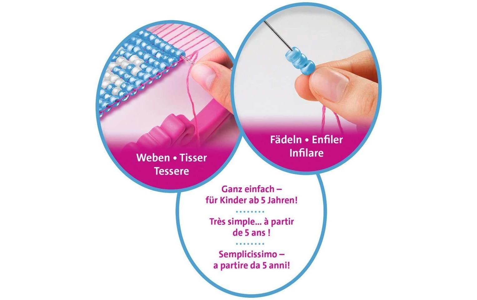 Ravensburger Set créatif »So Styly, Magischer Perlenzauber Einhorn« fabriqué en Europe