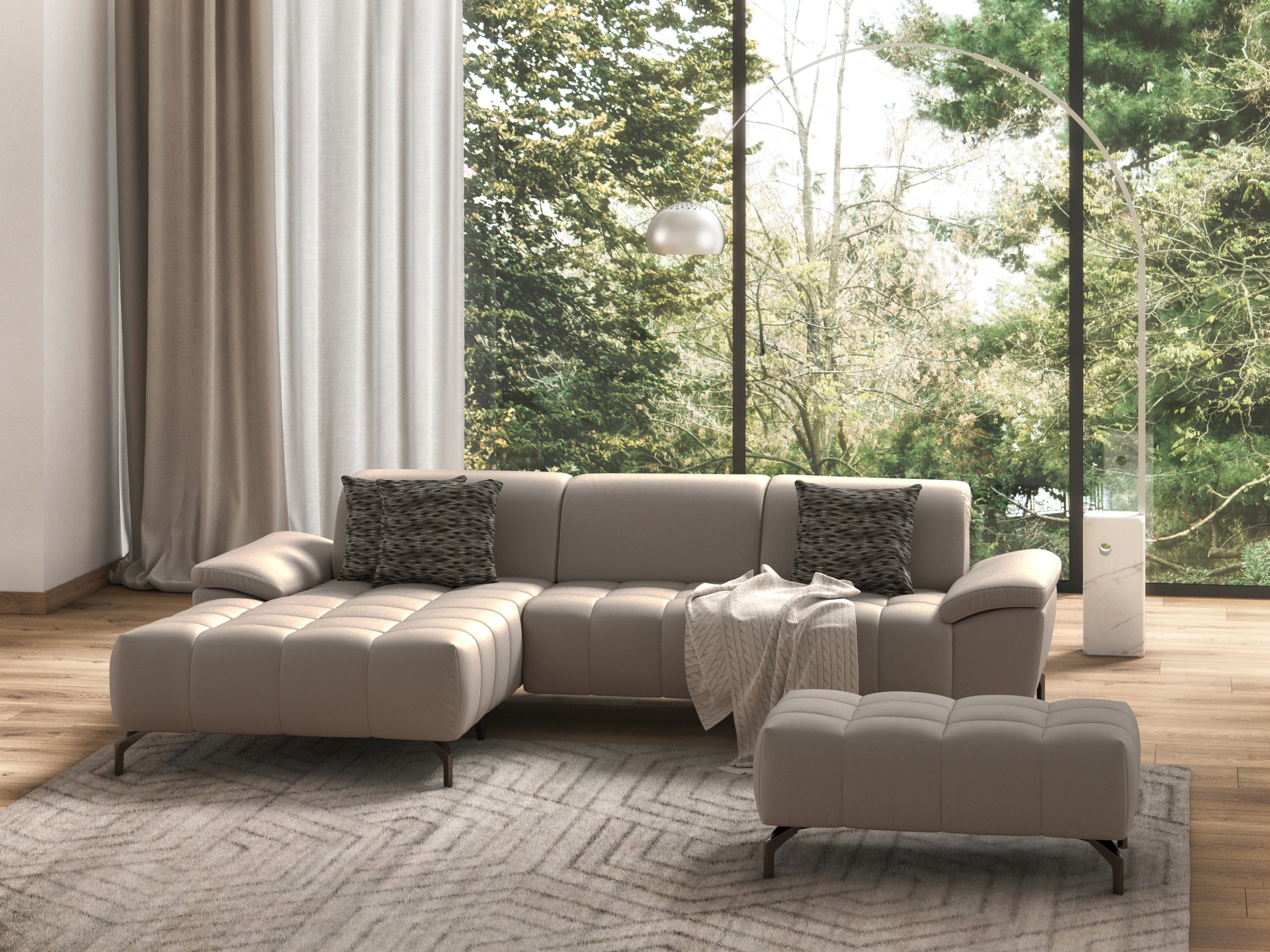 sit&more Hocker »Cool« mit schwarzen Füssen