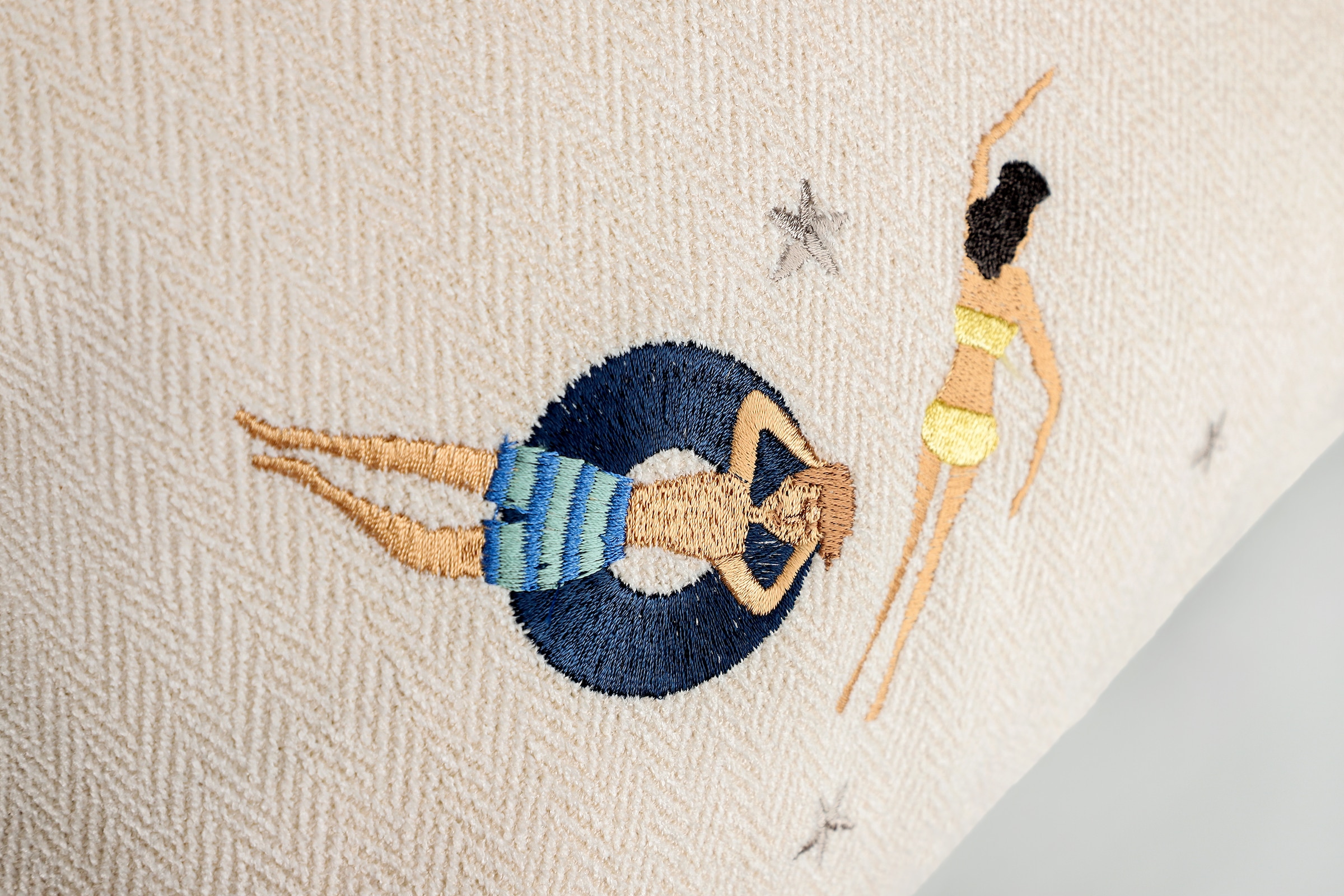 TOM TAILOR HOME Kissenbezug »Swimmer« maritimes Dessin