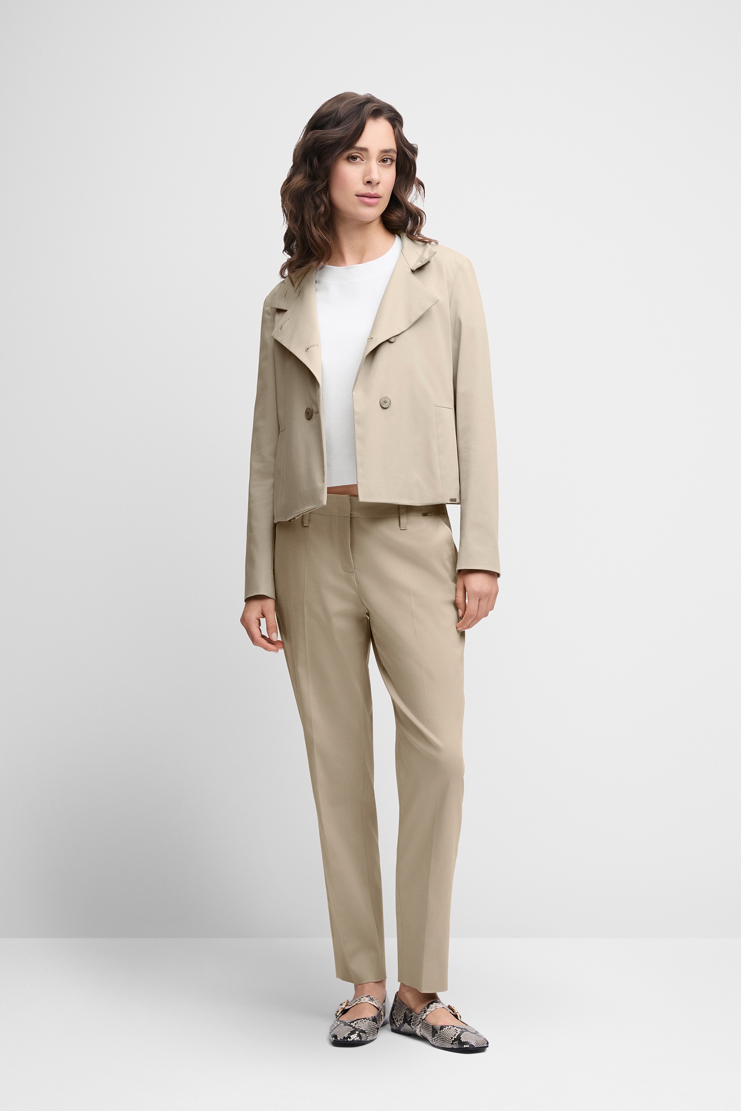 Cinque Blazer court »CILOKA« Stehkragen und doppelreihige Knopfleiste, Regular Fit