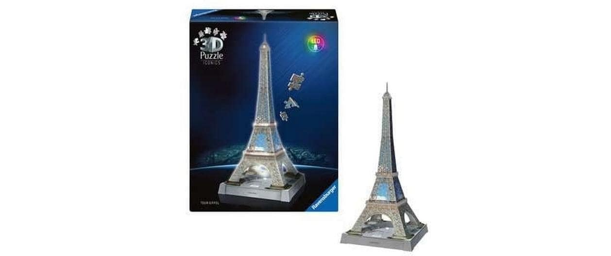 Ravensburger 3D-Puzzle »Iconics La Tour Eiffel with Light« 3D-Effekt