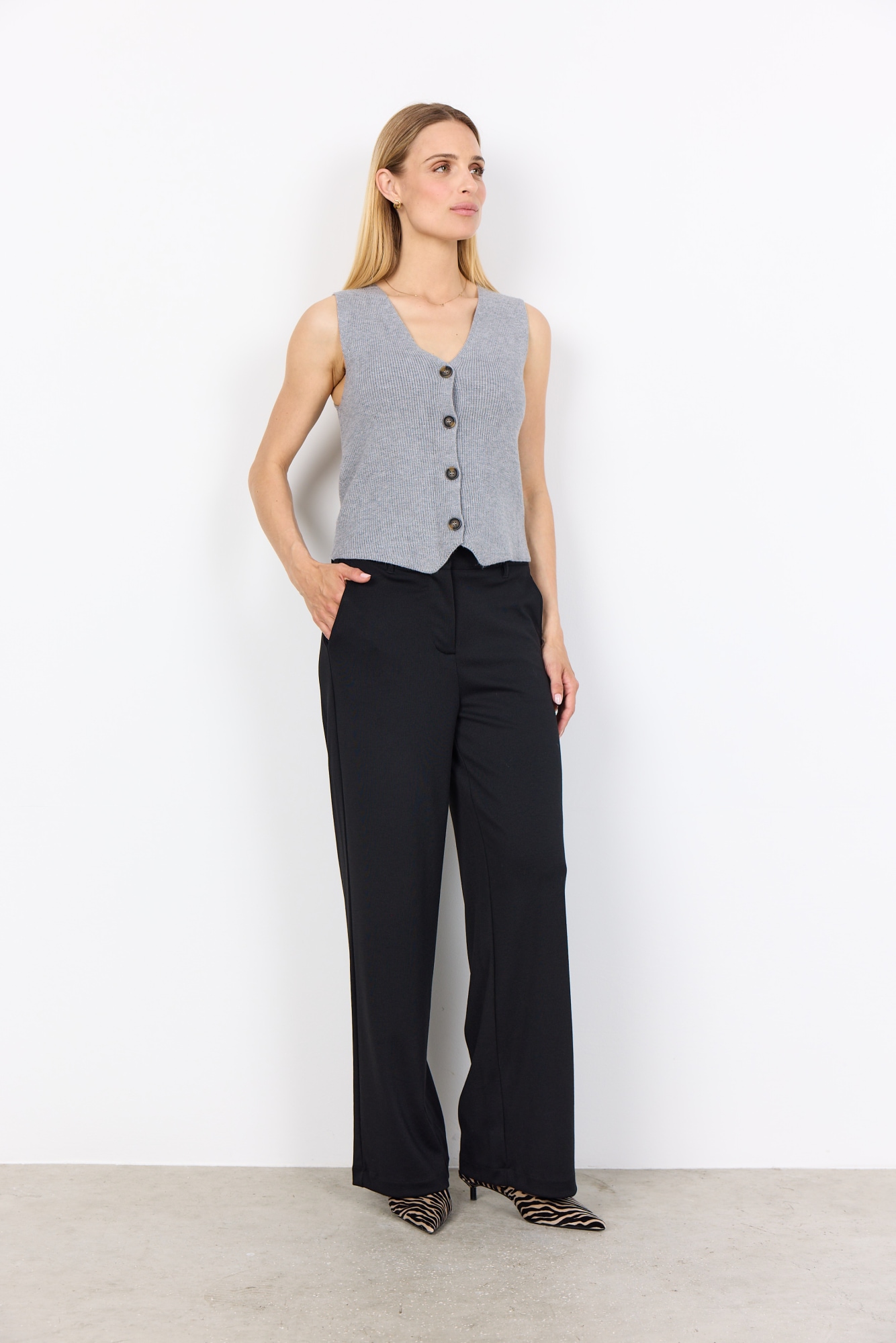 soyaconcept Gilet tricoté »SC-KANITA 27«