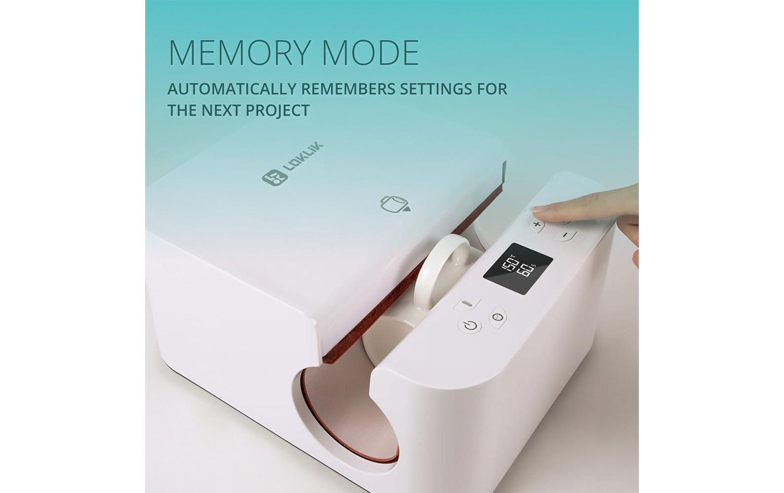 LOKLIK Handpresse »Auto Tumbler« Heizplattengrösse: 32,5 x 27,8 cm