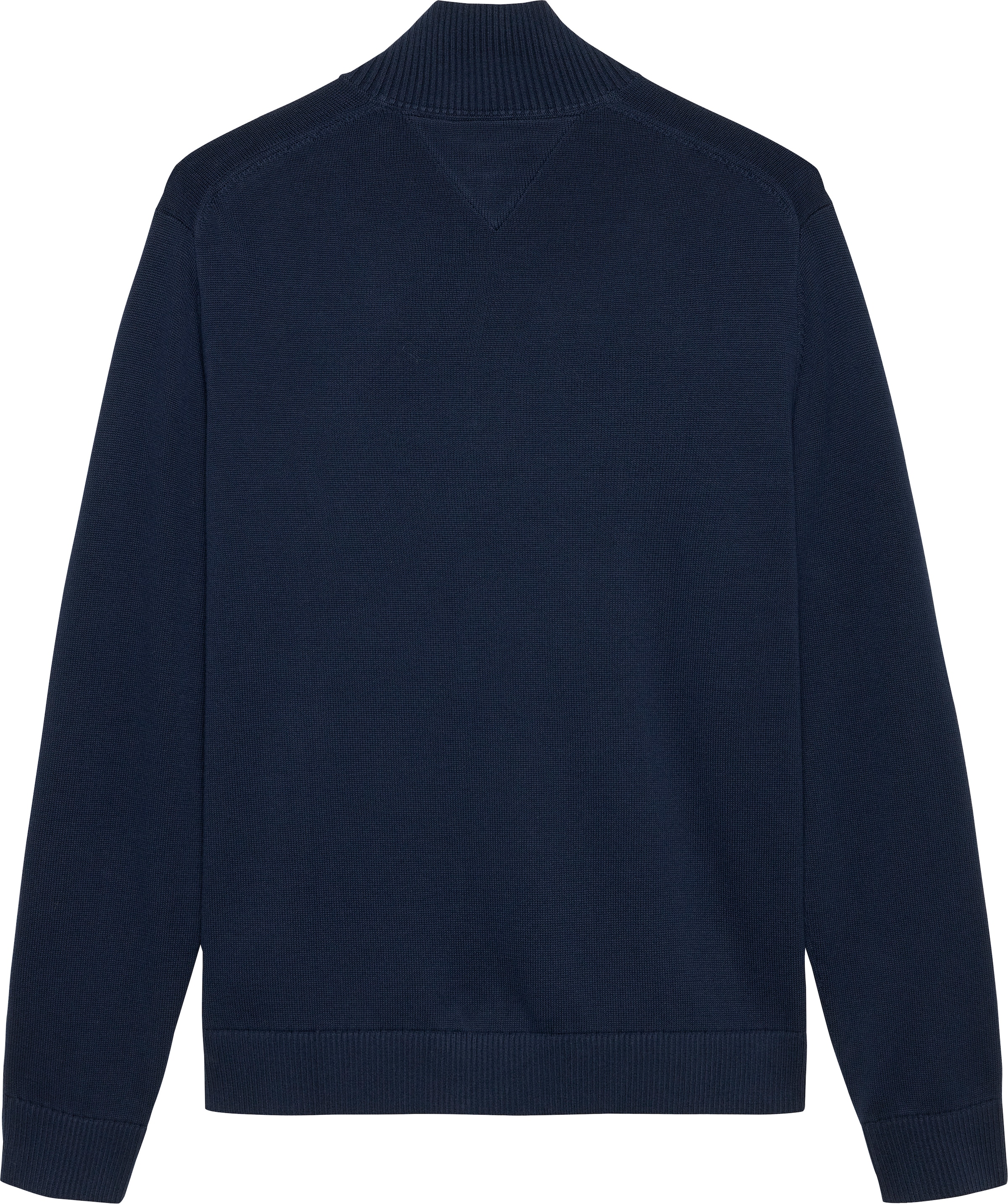 Tommy Jeans Strickpullover »TJM SLM ESS LIGHT ¼ ZIP SWTR EXT« Mit Rundhalsausschnitt
