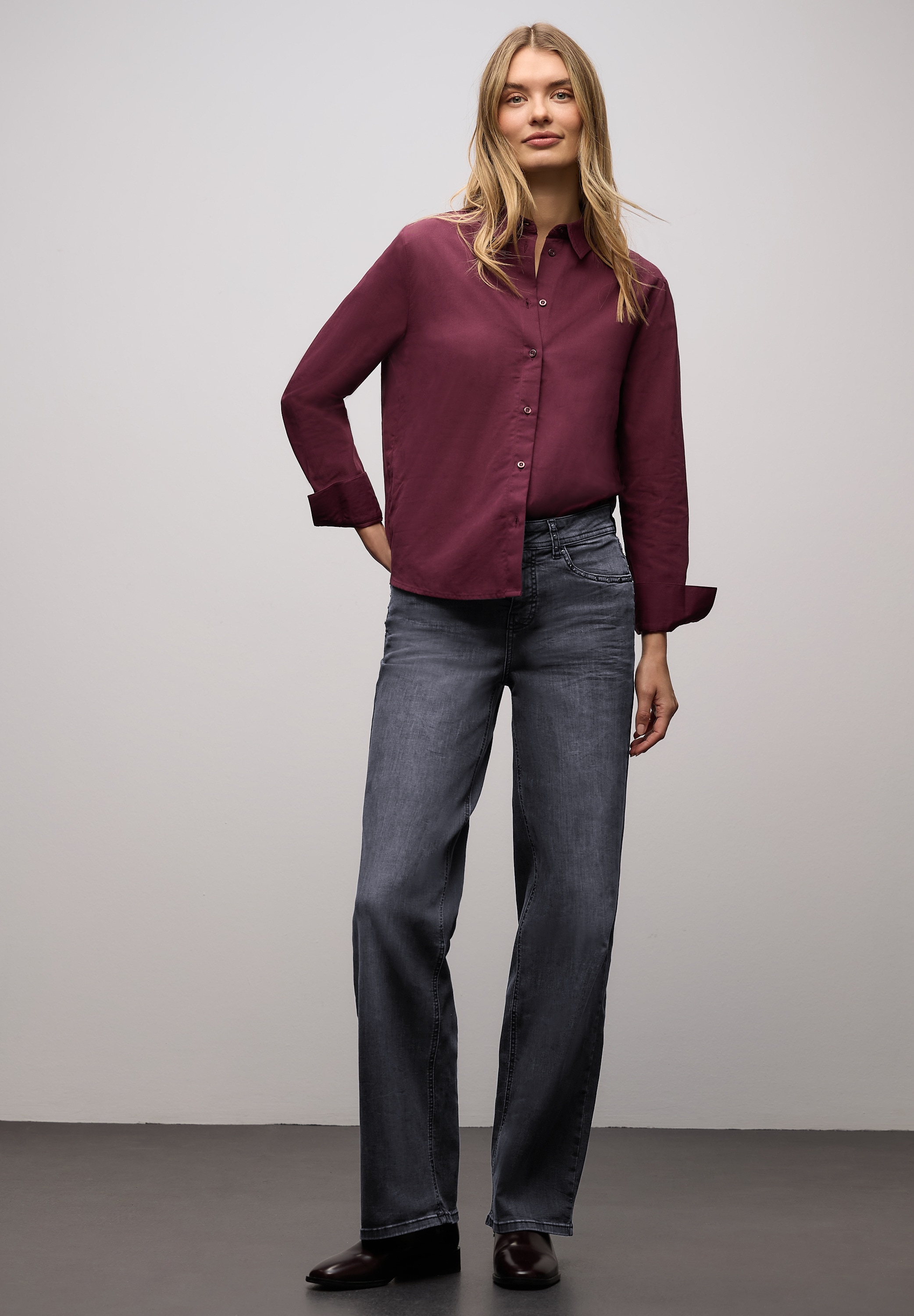 STREET ONE Weite Jeans »Style Wideleg«