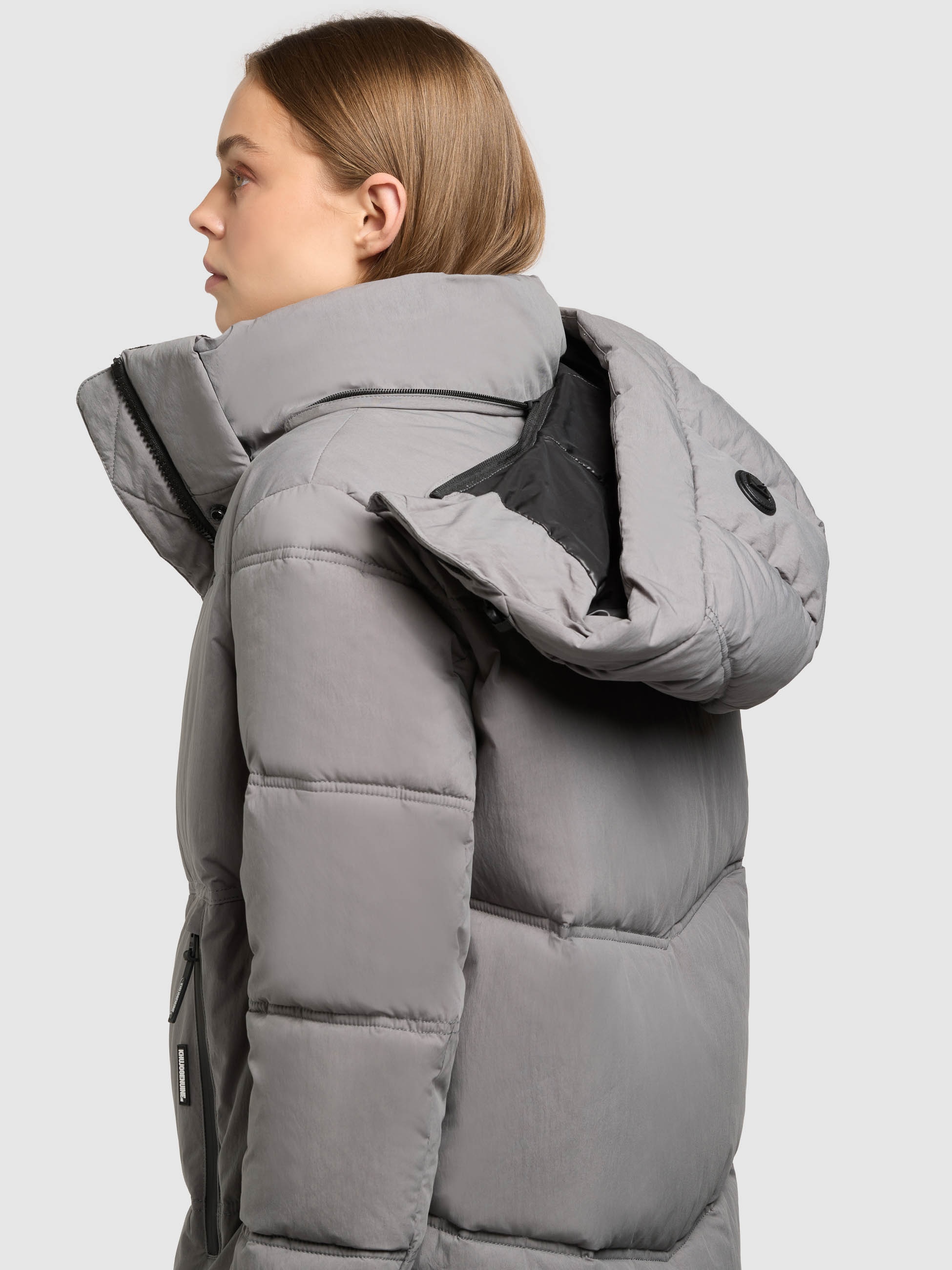 khujo Manteau matelassé »RITZ« praktische Seitenschlitze mit Reissverschluss, abnehmbare Kapuze