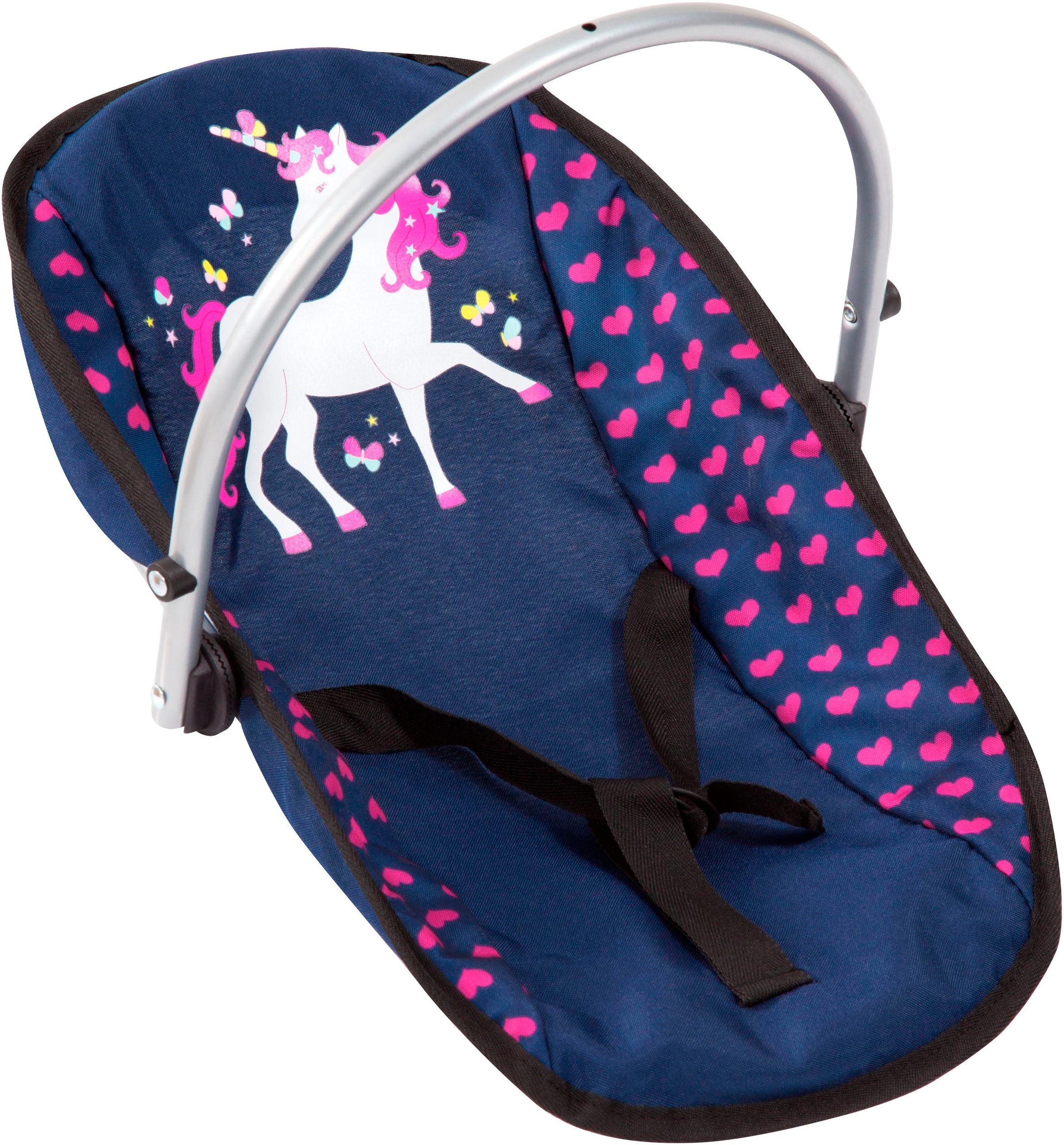 Bayer Set d'accessoires de poupées »Vario blau/pink« mit multifunktionalem Sitz