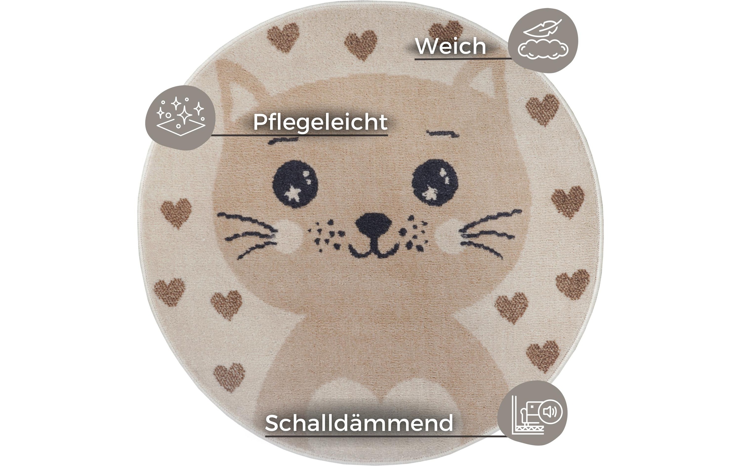 HANSE Home Tapis pour enfants »Cat 140 cm«
