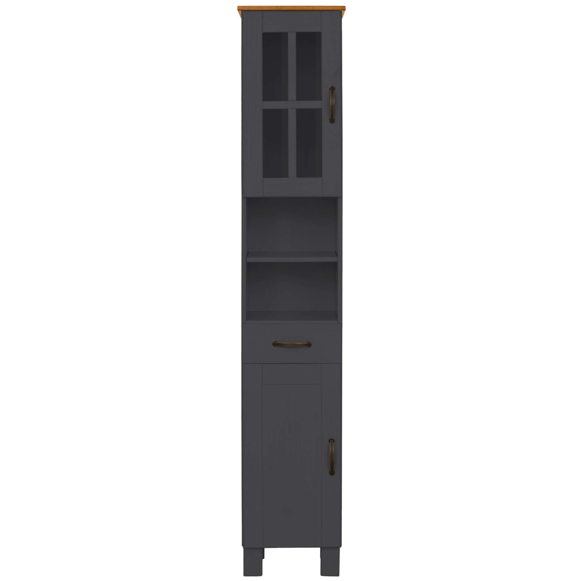 Home affaire Hochschrank »Rodby« FSC®-zertifiziertes Massivholz, Breite 33cm, Höhe 180cm