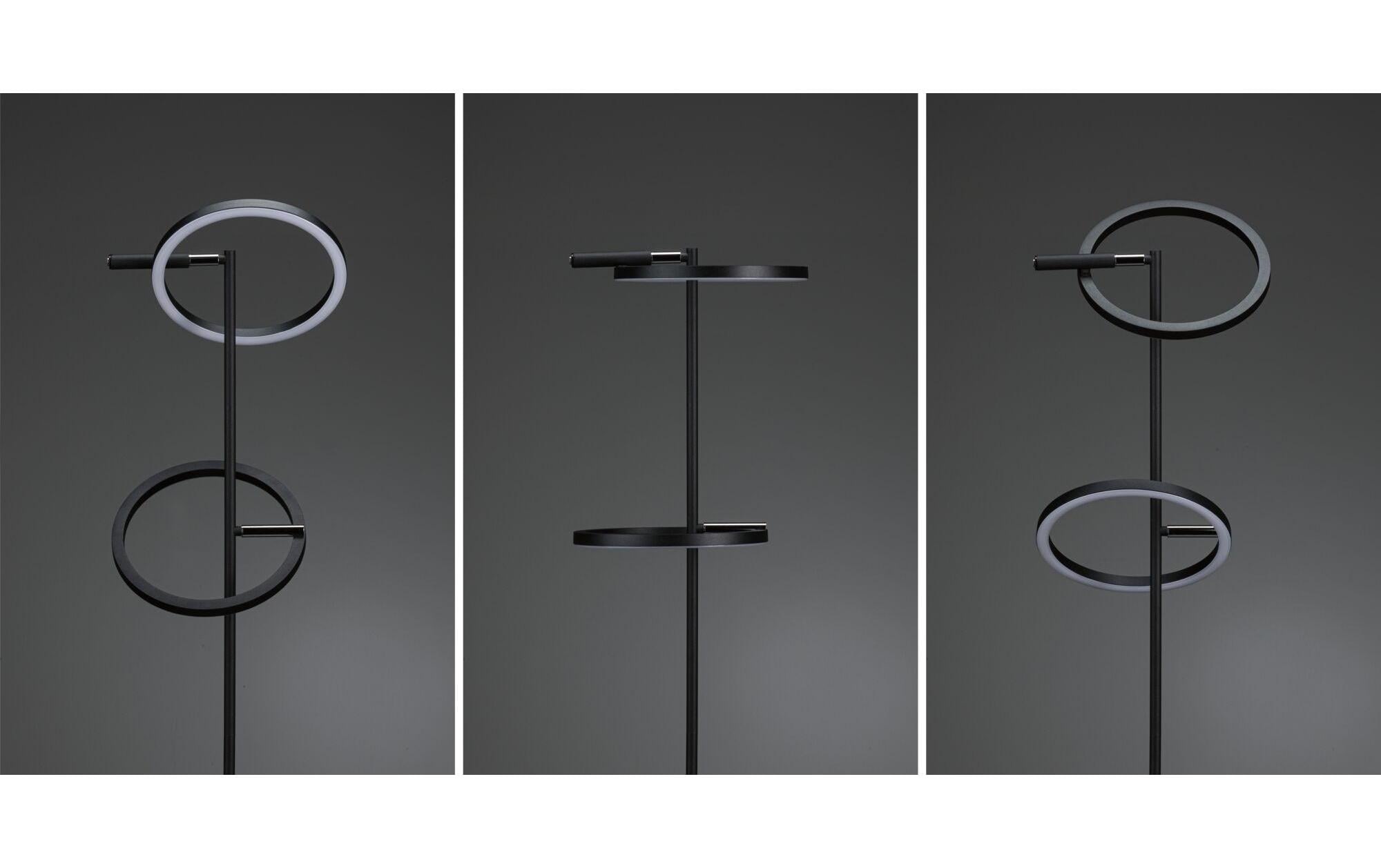 Paulmann Lampadaire à LED »Stehleuchte Odila, Schwarz matt« Module LED blanc chaud - blanc froid