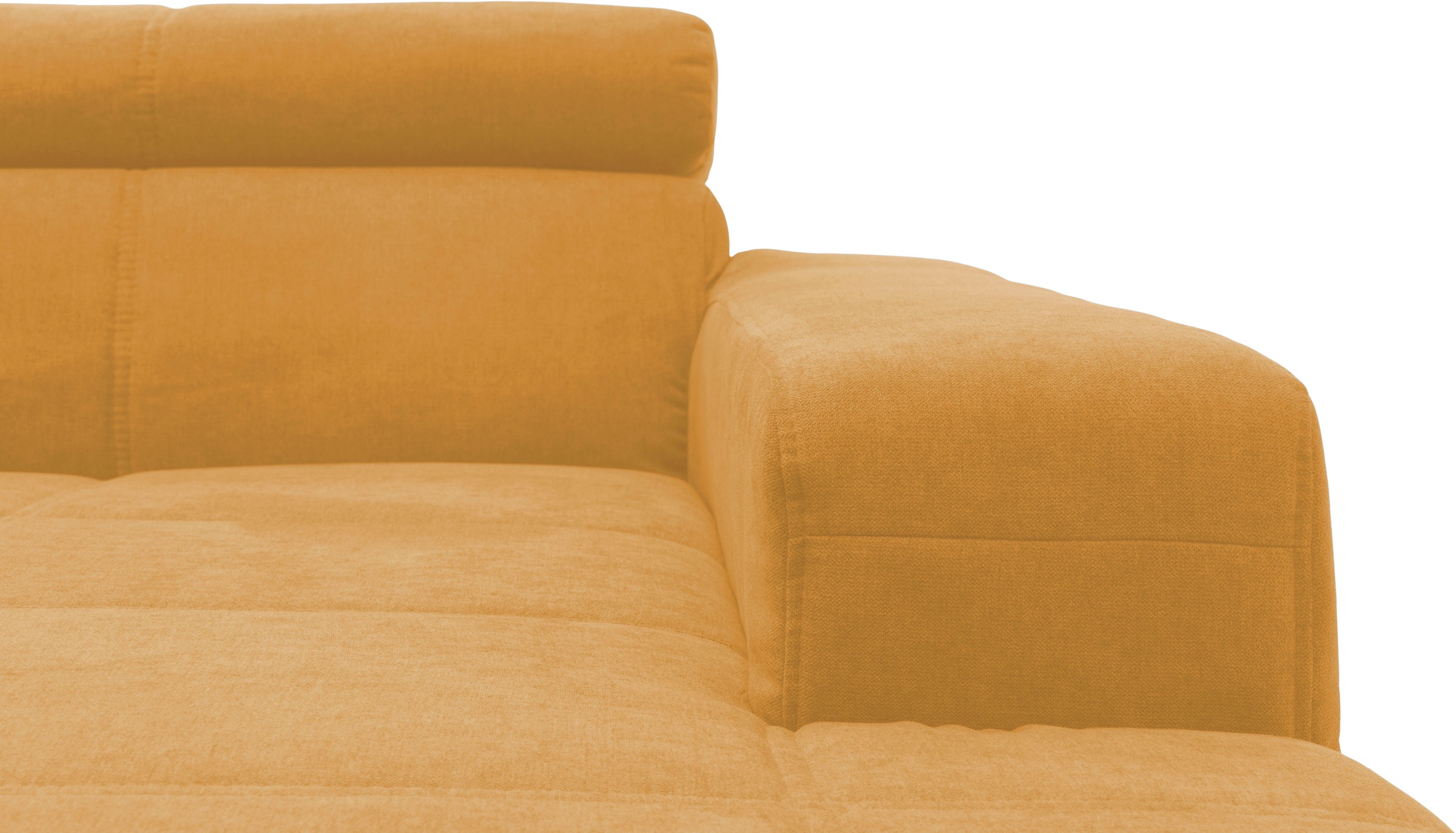GOODproduct Wohnlandschaft »Ballerup 359 x 228 cm, auch mit verstellbarer Sitztiefe« Kopfteile verstellbar, aus pflegeleichtem, weichem Bezugsstoff, U-Form