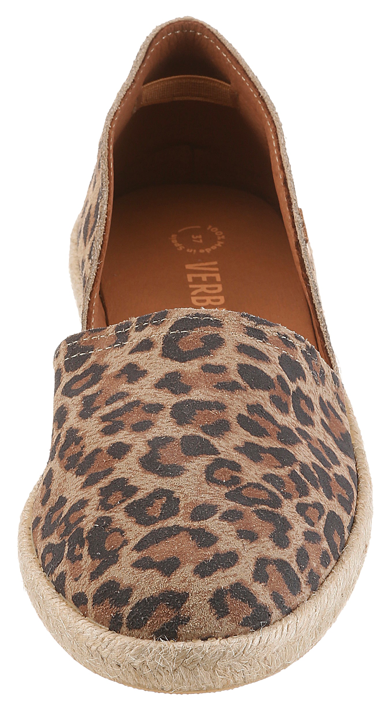 VERBENAS Espadrille  Strandschuh, Sommerschuh, Loafer im trendigen Animal-Look