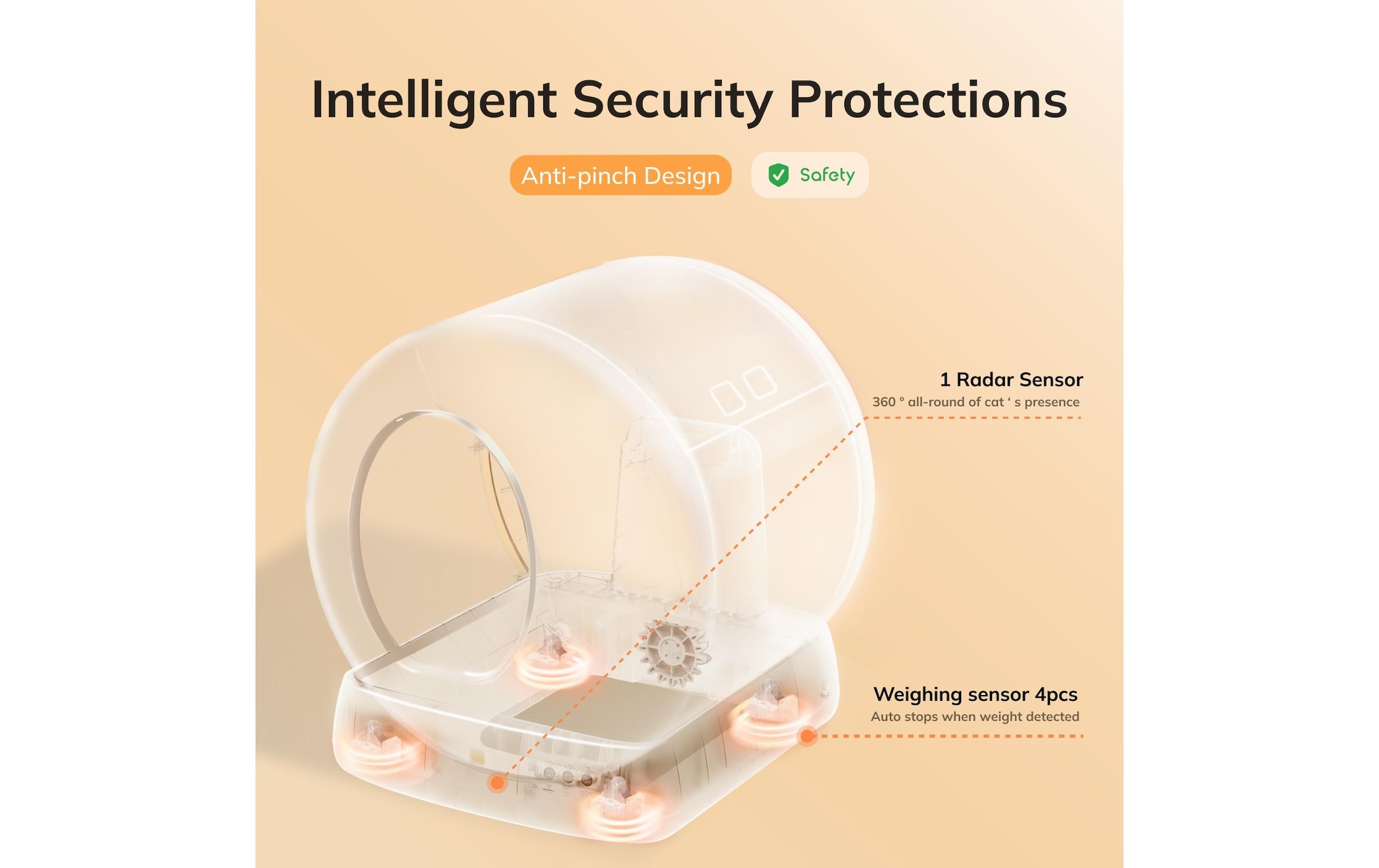   Katzentoilette »UBPet C10 53 x 52 x 55 cm«