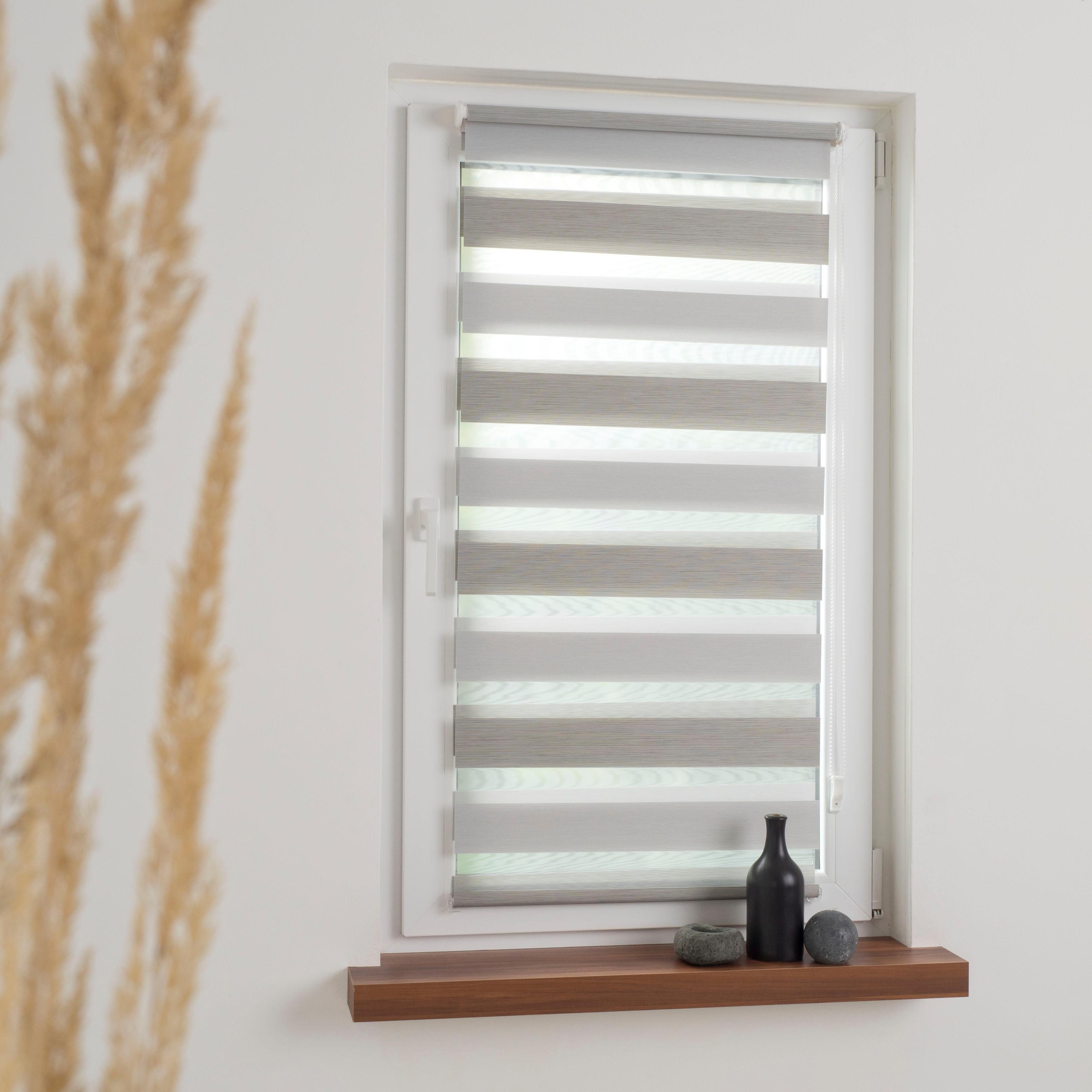 SCHÖNER WOHNEN-Kollektion Store double »Klemmfix-Doppelrollo« Lichtschutz Aucun perçage requis suspendu librement