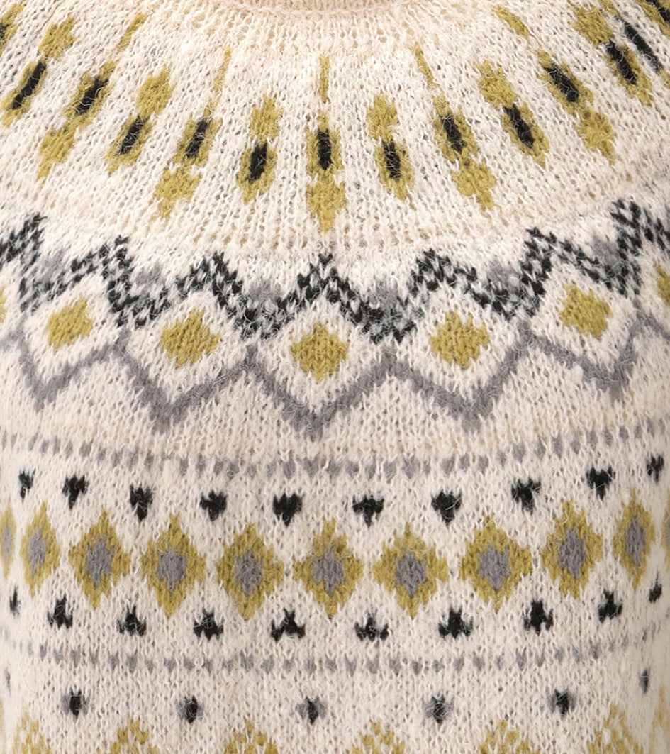 Aniston CASUAL Strickpullover mit trendigem Norweger-Muster - NEUE KOLLEKTION