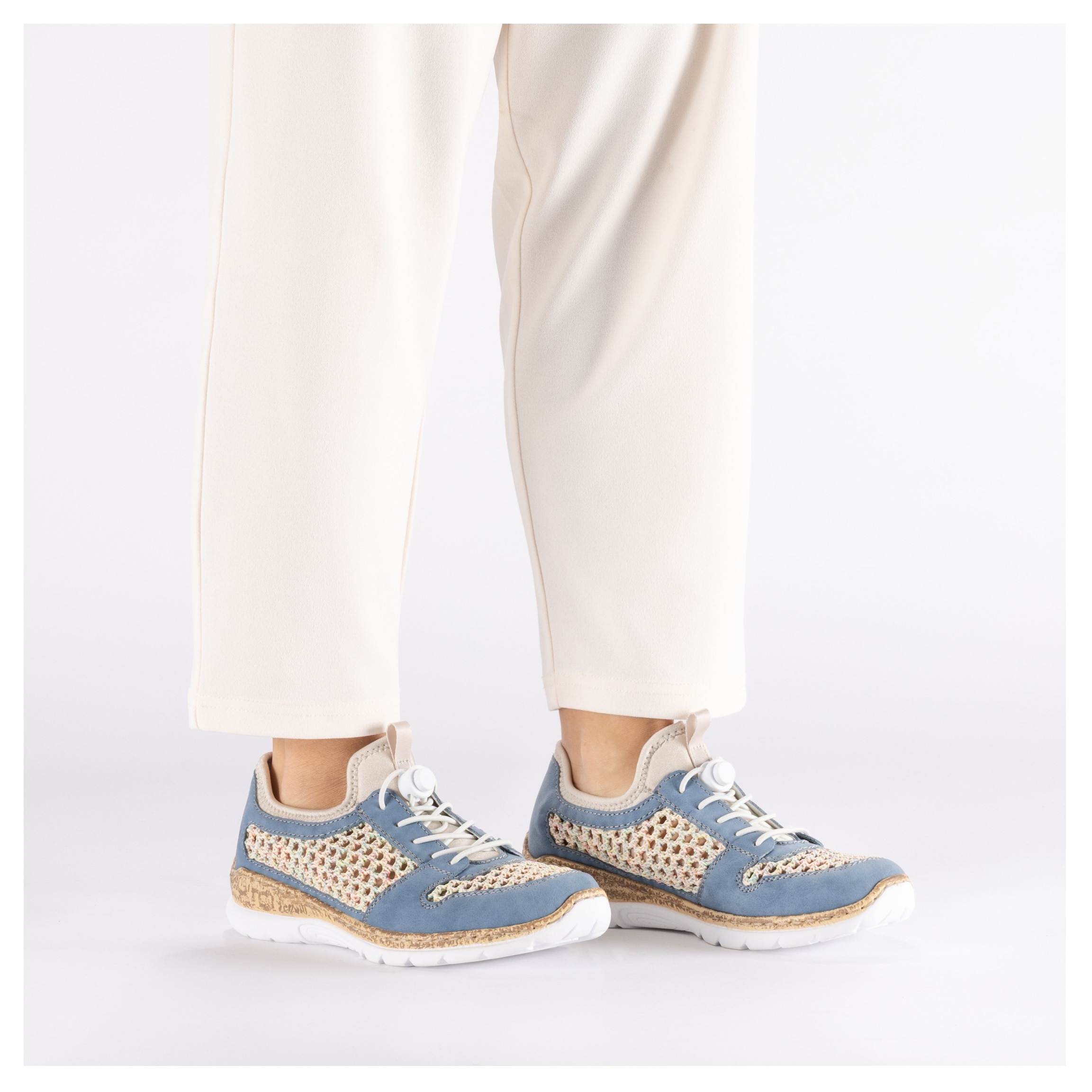 Rieker Baskets slip-on  Slipper, sneaker de loisir, chaussure basse avec fermeture rapide