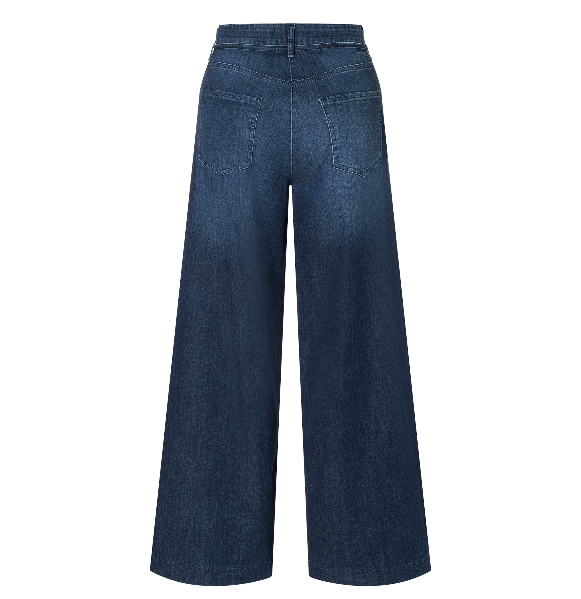 MAC Jeans large »WENDY« avec ceinture nouée en denim