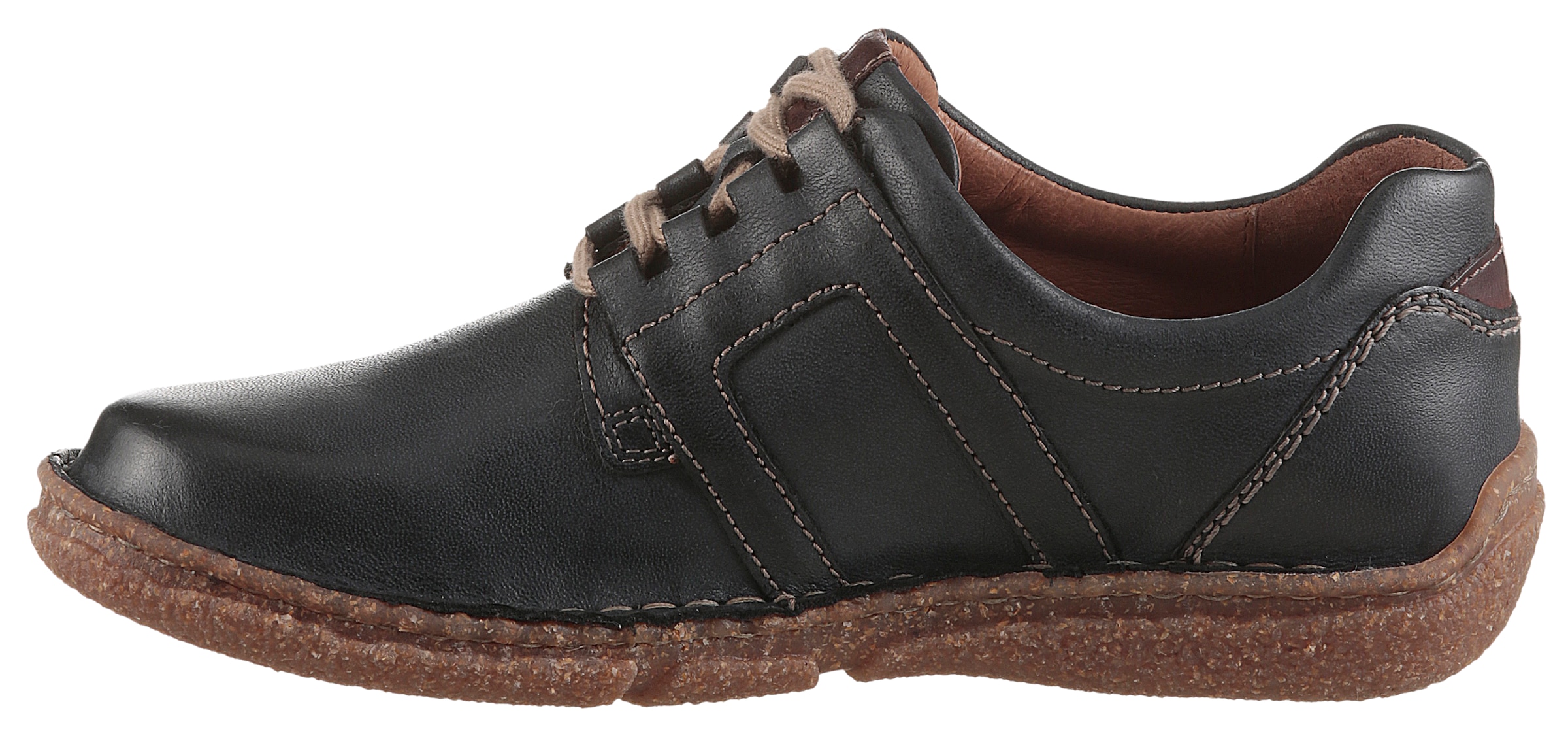 Josef Seibel Schnürschuh »Neele 44«  Freizeitschuh, Komfortschuh mit Wechselfussbett aus Leder