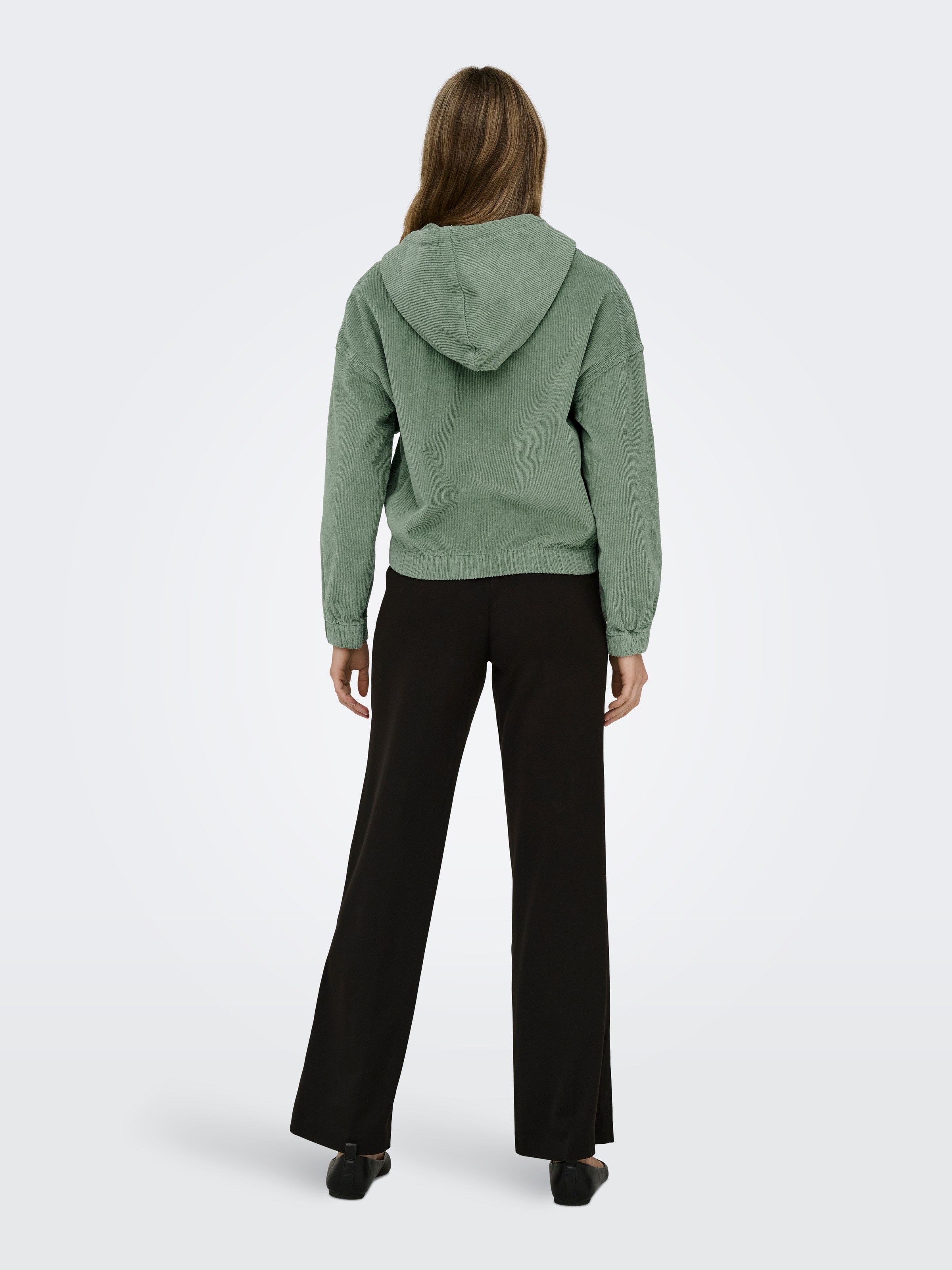 ONLY Veste en velours côtelé »ONLKENZIE L/S CORD JACKET PNT NOOS« mit Kapuze Baumwollmischung