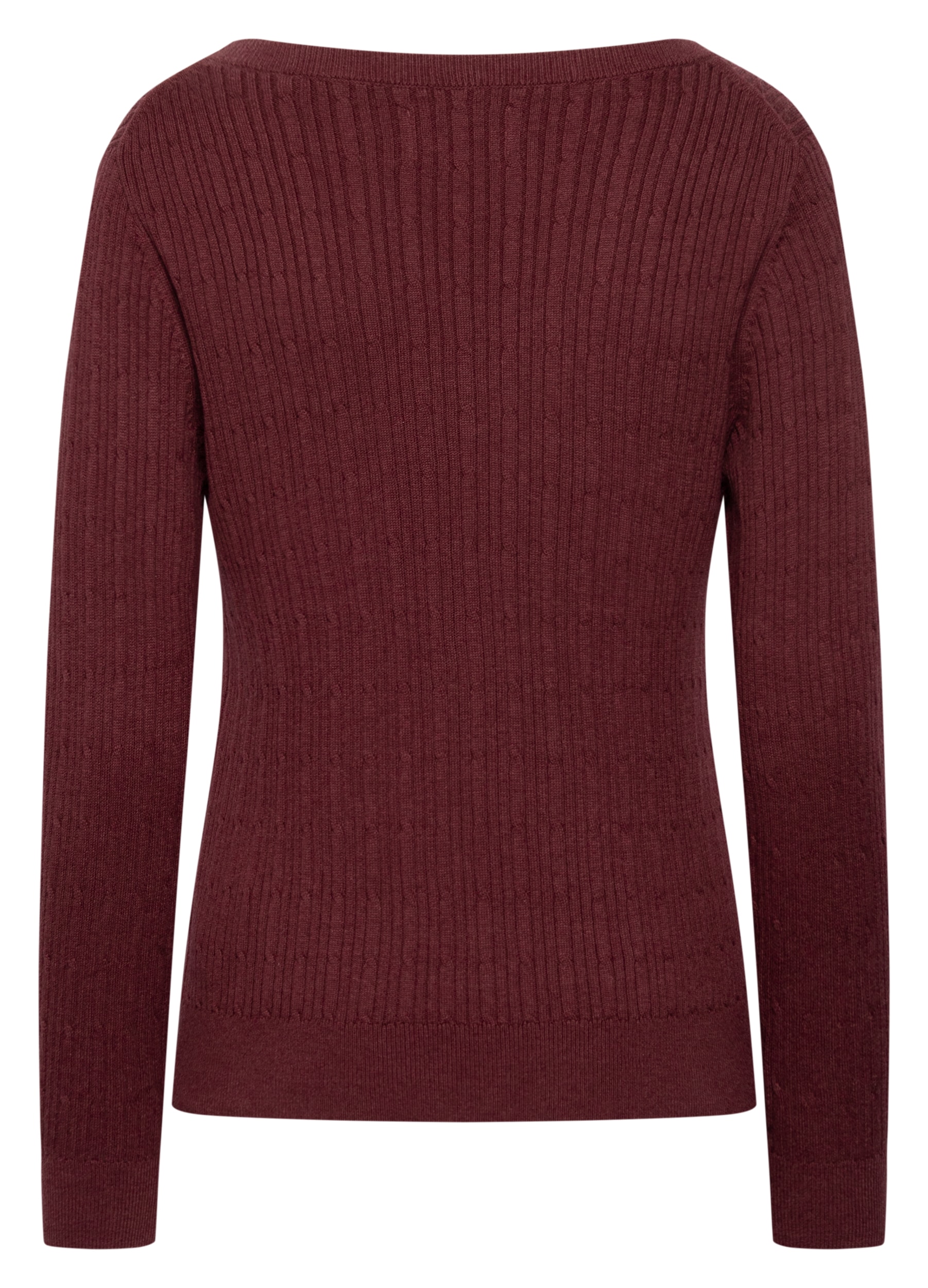 Gant Pull col V »MINI CABLE V-NECK« mit Kaschmiranteil