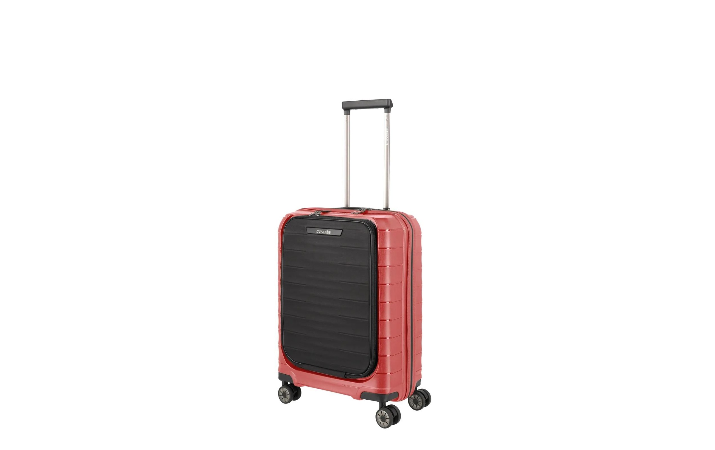 travelite Trolley »travelite Reisekoffer Mooby Trolley S+ Fronttasche 44 l « 44 l 4 Rollen
