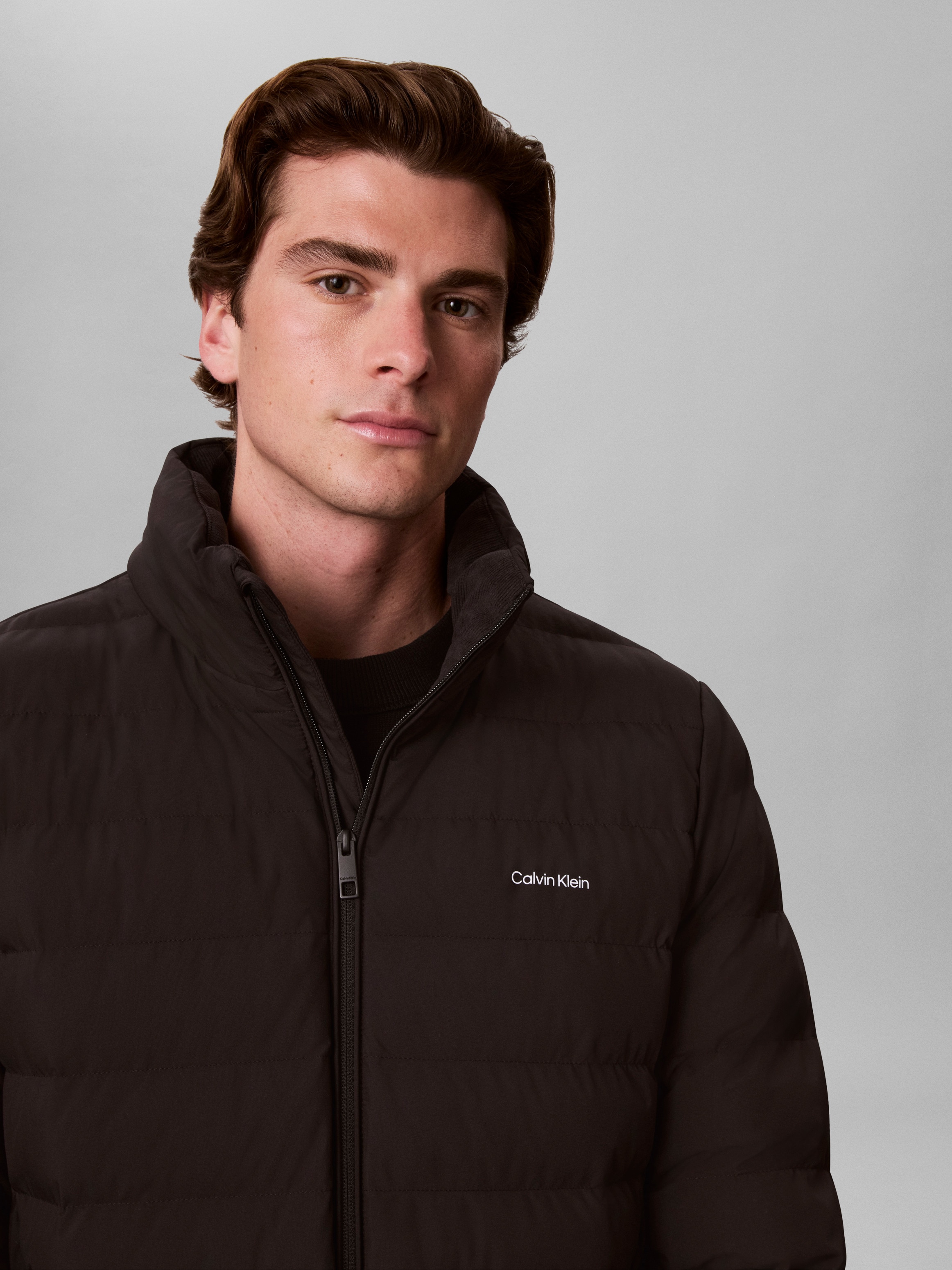 Calvin Klein Veste matelassée »NYLON HOODED PUFFER« avec capuche coupe régulière avec capuche