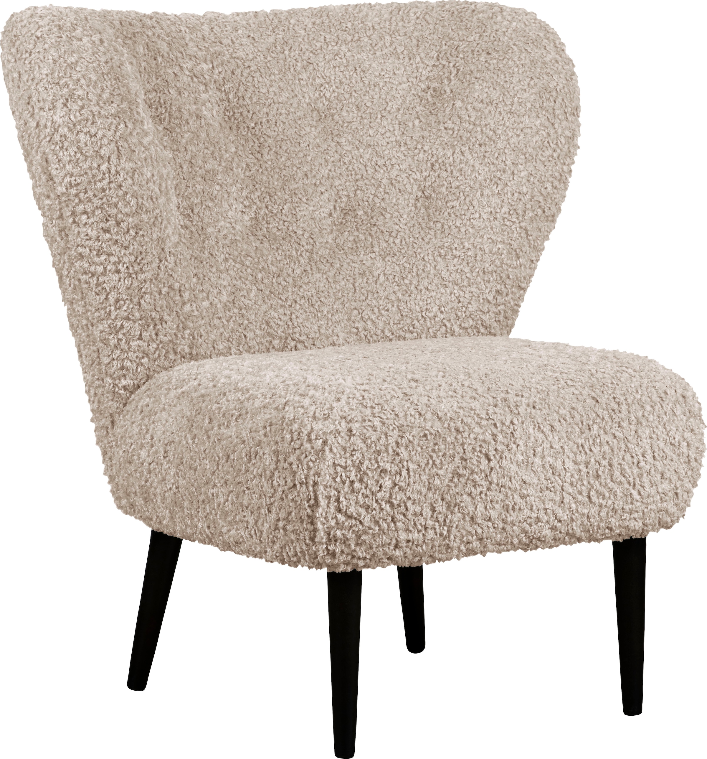 LeGer Home by Lena Gercke Fauteuil »Dinah« piqûre boutonnée dans le dos, avec ou sans tabouret au choix