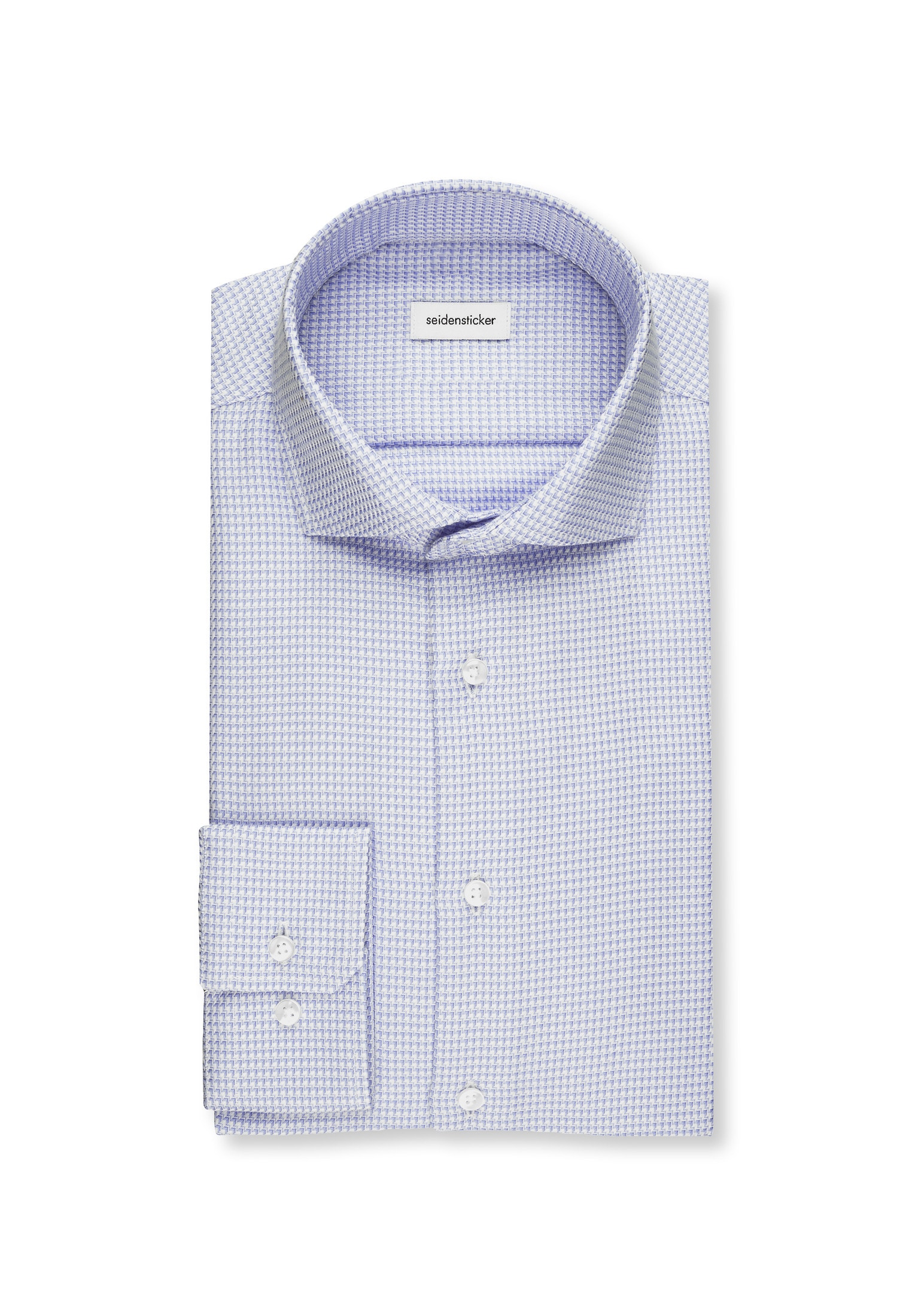 seidensticker Businesshemd »Slim«, Slim 1/1 Kentkragen Struktur
