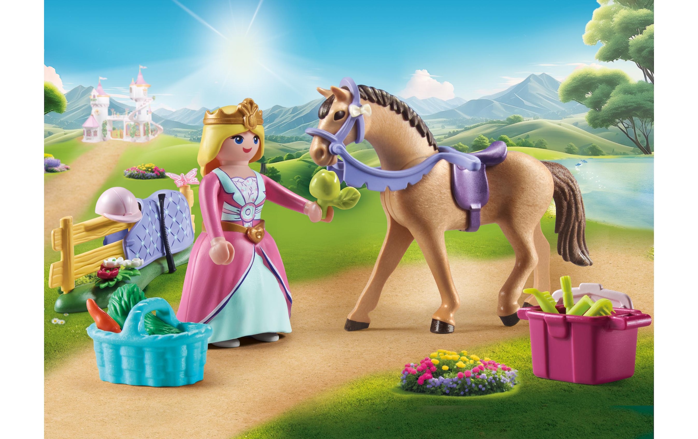 Playmobil® Briques de jeu »Princess Magic Prinzessin mit Pferd 71801«