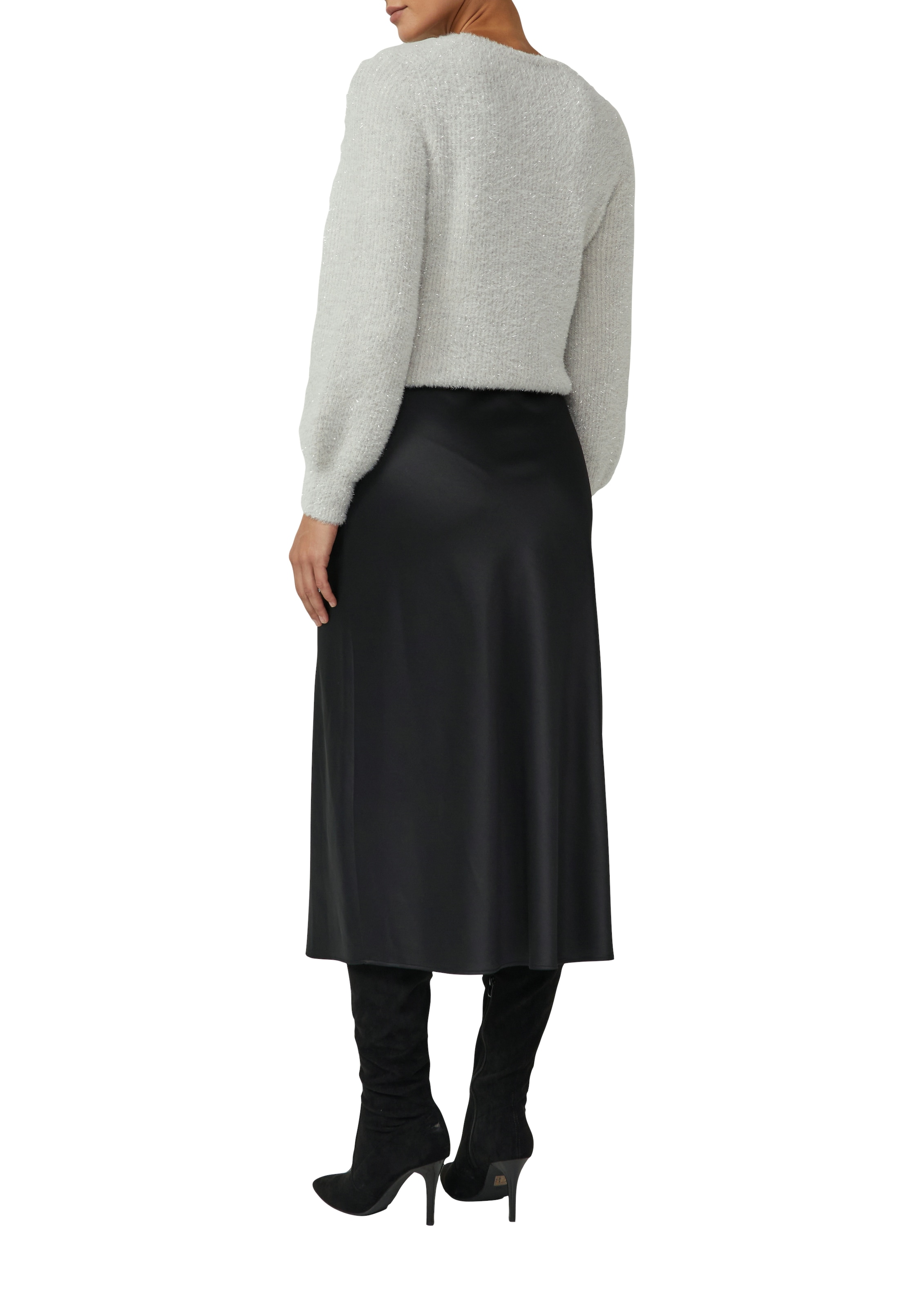 s.Oliver BLACK LABEL Maxi jupe aus fliessendem Stoff