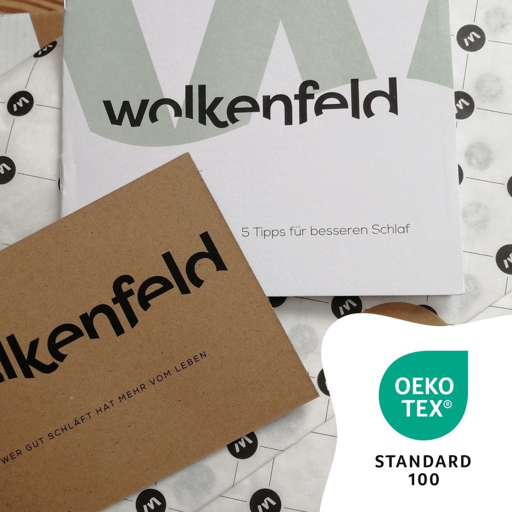 Wolkenfeld Linge de lit »Edel Mako-Satin Bettwäsche, unfassbar weich« 2 cuis 135x200 cm, 155x220 & Übergrössen I inkl. Kissenbezüge 80x80 I Uni