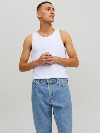 Jack & Jones Muskelshirt »JACBASIC TANKTOP 2 PACK NOOS« Packung, 2er-Pack, 2 Stk.