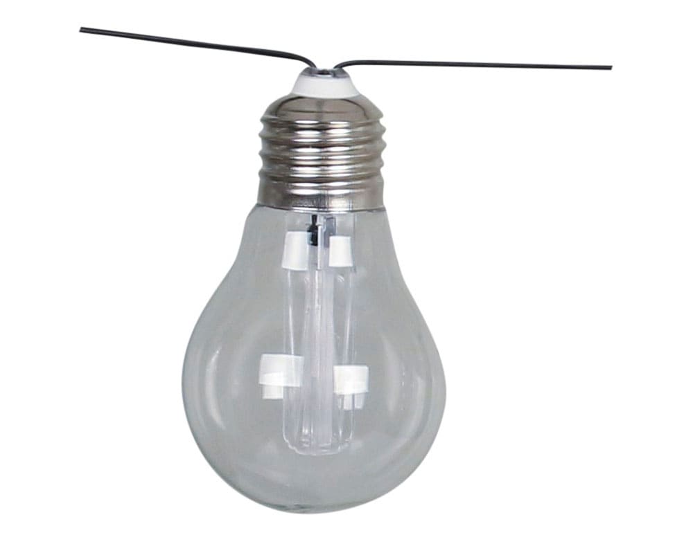 LUXFORM Lichterkette »Solar-Lichterkette Corfu Partybeleuchtung - 15xLED« Aus Glas gefertigt