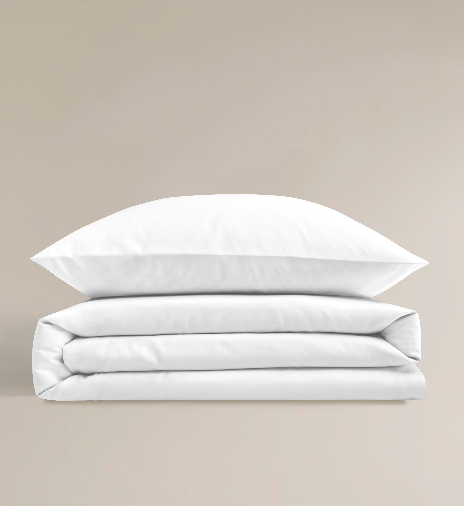 BIERBAUM Linge de lit »Elegant uni« 2 cuis Mako-satin, 100 % coton, uni, facile d'entretien