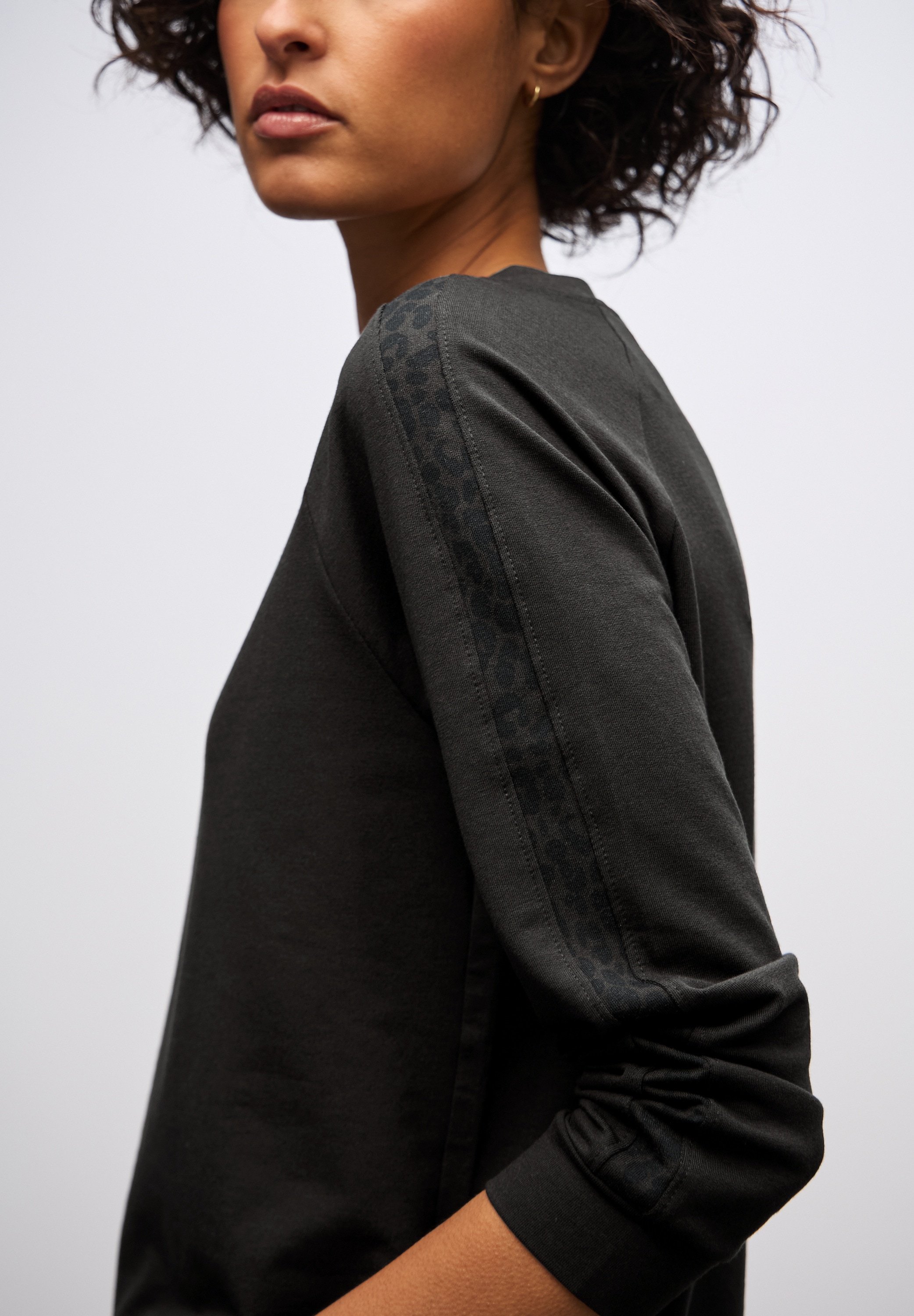 STREET ONE 3/4-Arm-Shirt mit Leo-Gallonstreifen