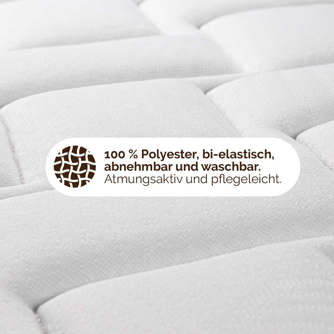 DI QUATTRO Komfortschaummatratze »Airy Form 19 mit Klimaband« 19 cm hoch Raumgewicht: 28 kg/m³ 1 Stk. tlg. Matratze mit atmungaktivem Kern, 90x200 cm und weitere Grössen