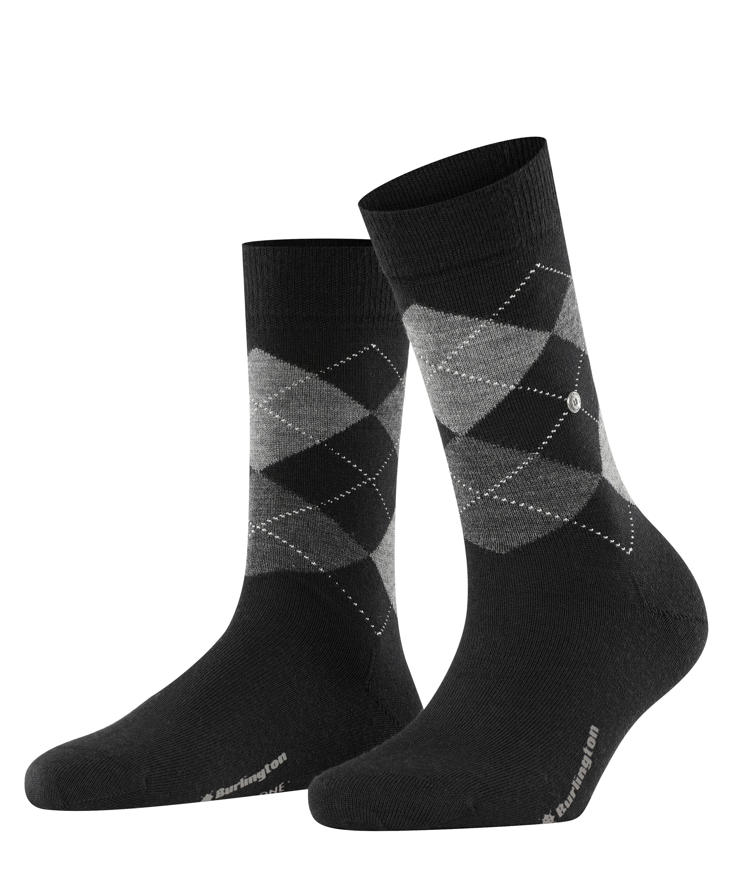 Burlington Chaussettes »Marylebone« taille unique 36-41, mélange de laine chaud, motif argyle