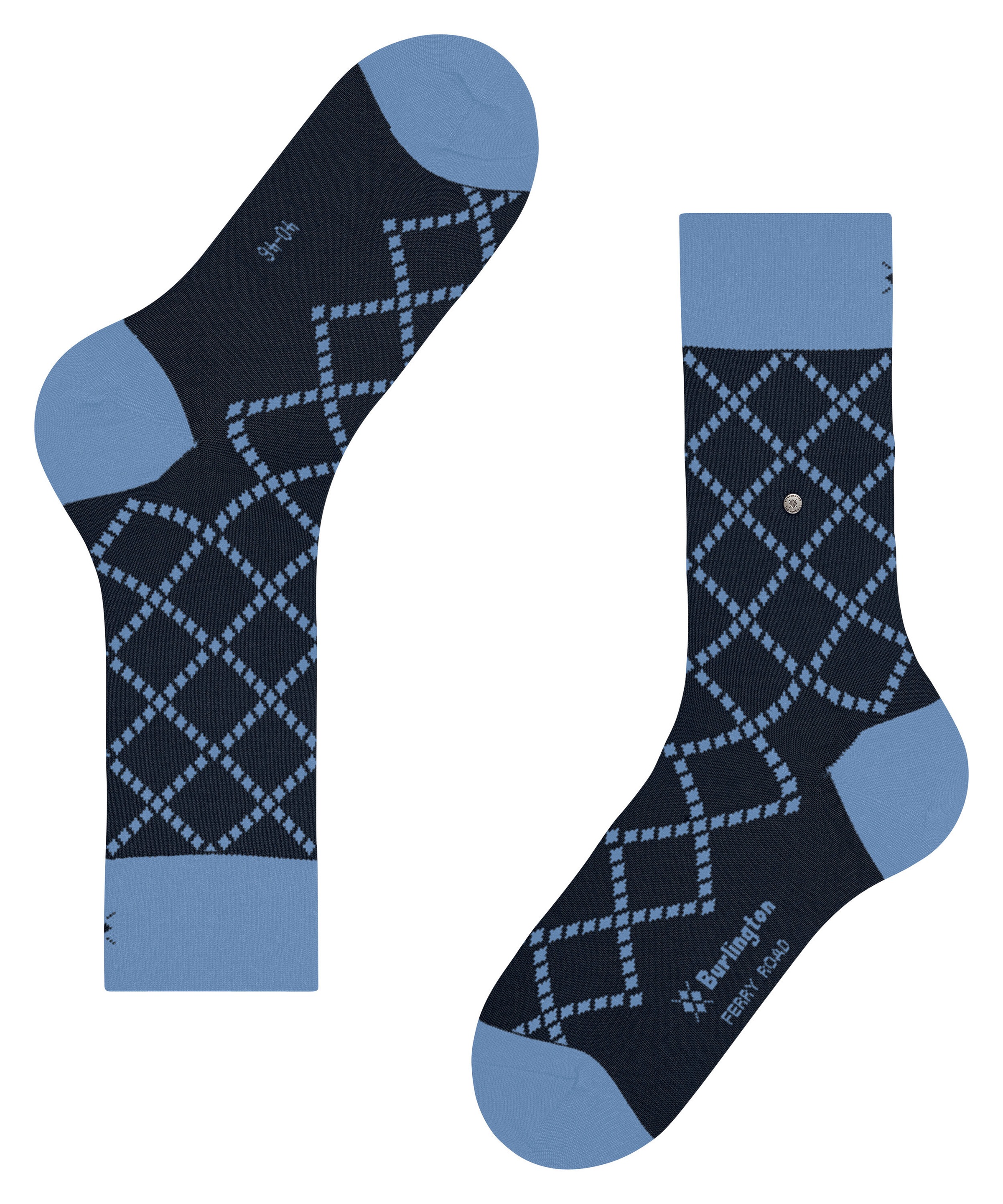 Burlington Socken »Ferry Road« Einheitsgrösse 40-46, Rauten-Design, wärmende Wollmischung