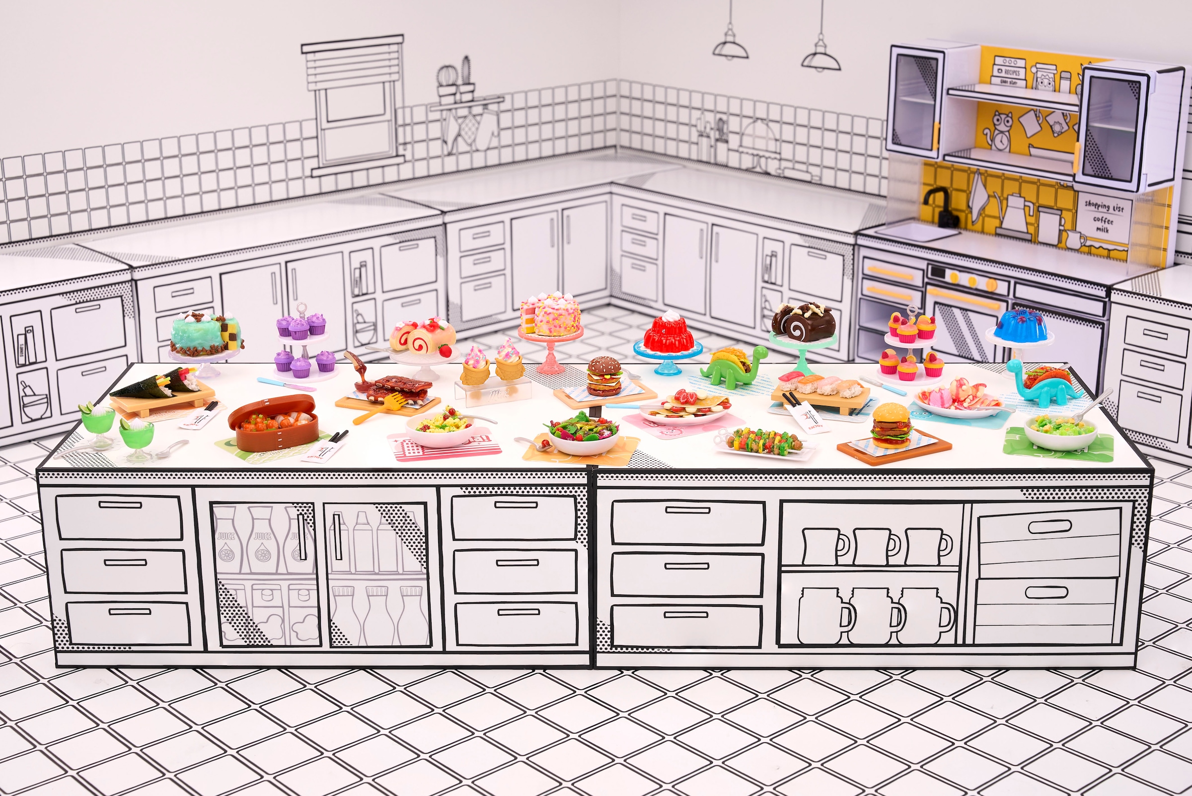 MGA ENTERTAINMENT Set créatif »MGA's Miniverse - Make It Mini Foods: Cafe in PDQ Series 3B« sortierte Lieferung