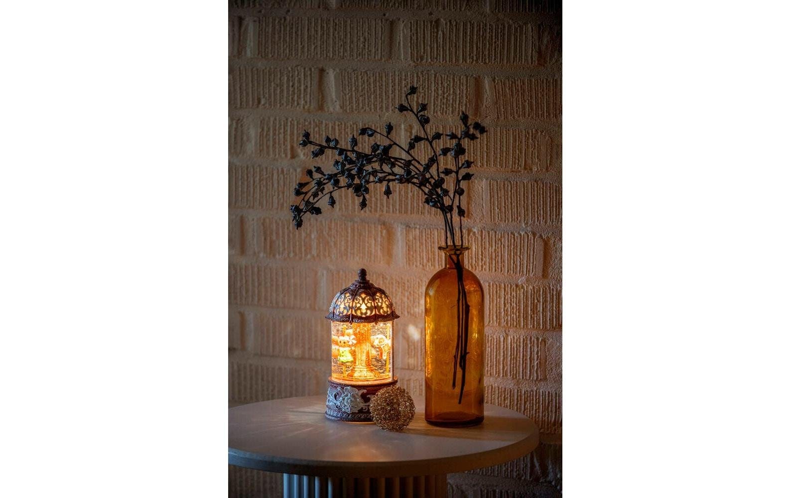 KONSTSMIDE Lanterne LED »Lebkuchenkarussell, Höhe: 22,3 cm« 1 cuis