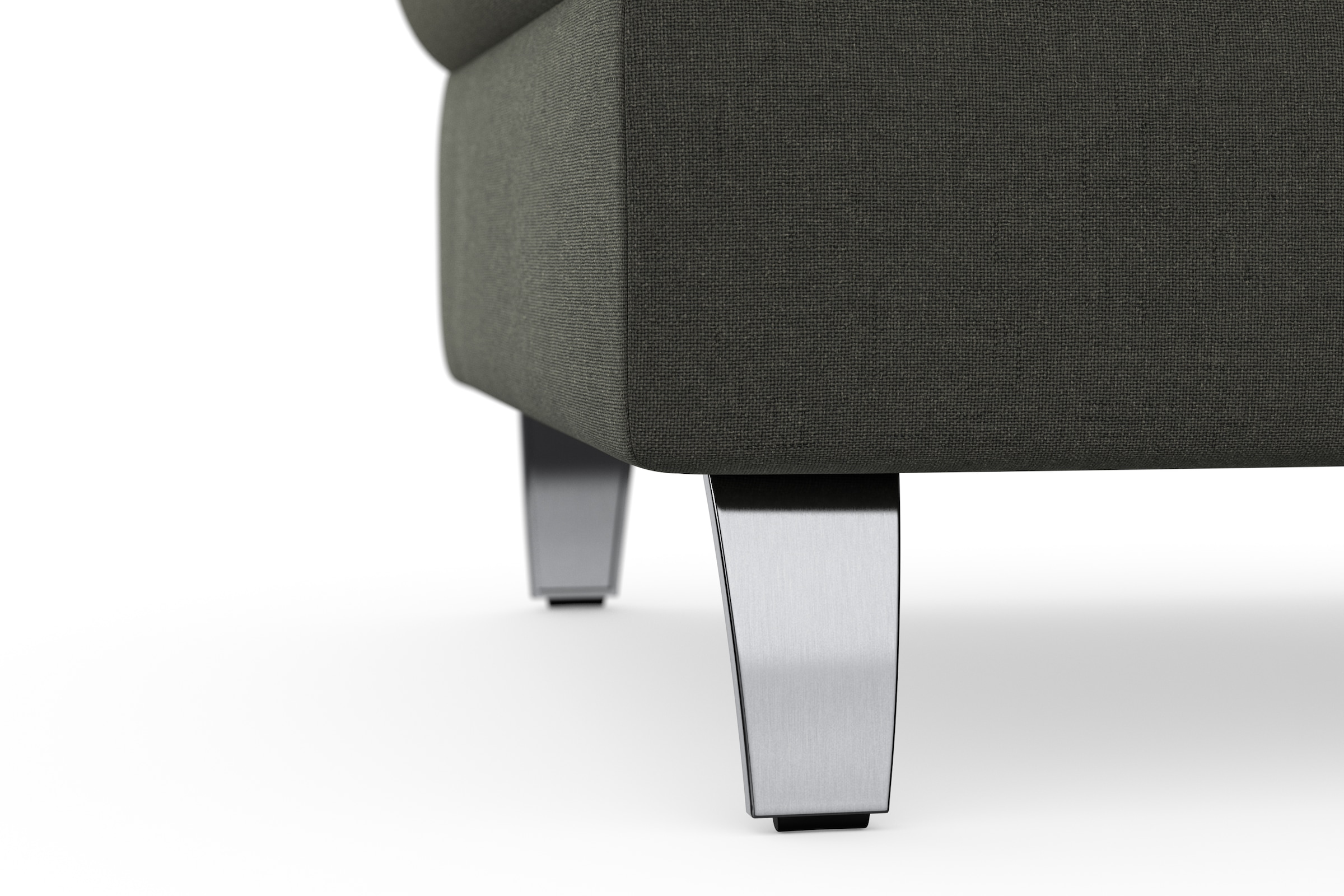 sit&more Tabouret de rangement »Grenoble« avec espace de rangement et pieds satinés